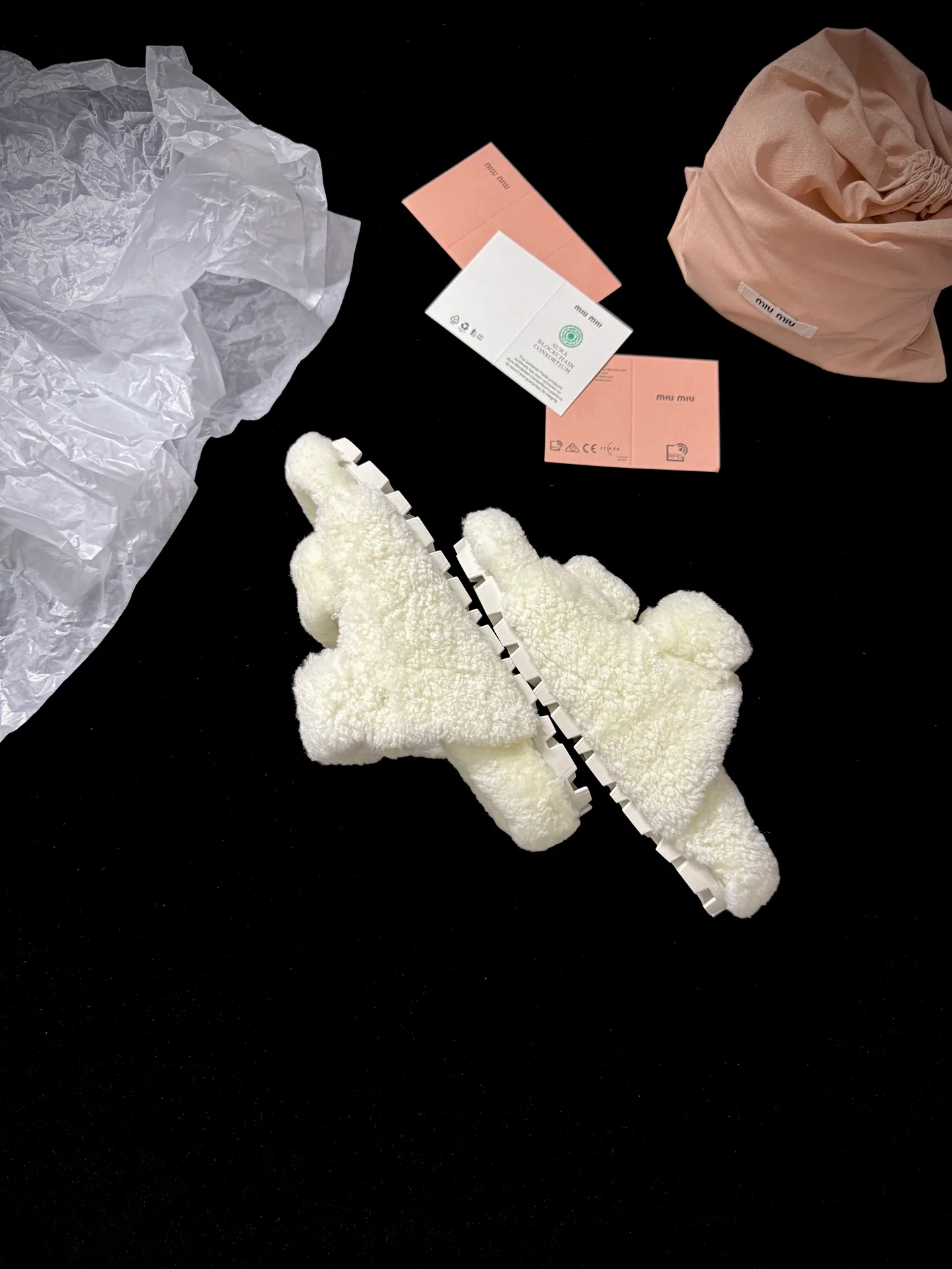 Тапочки Женские Miu Miu 62170