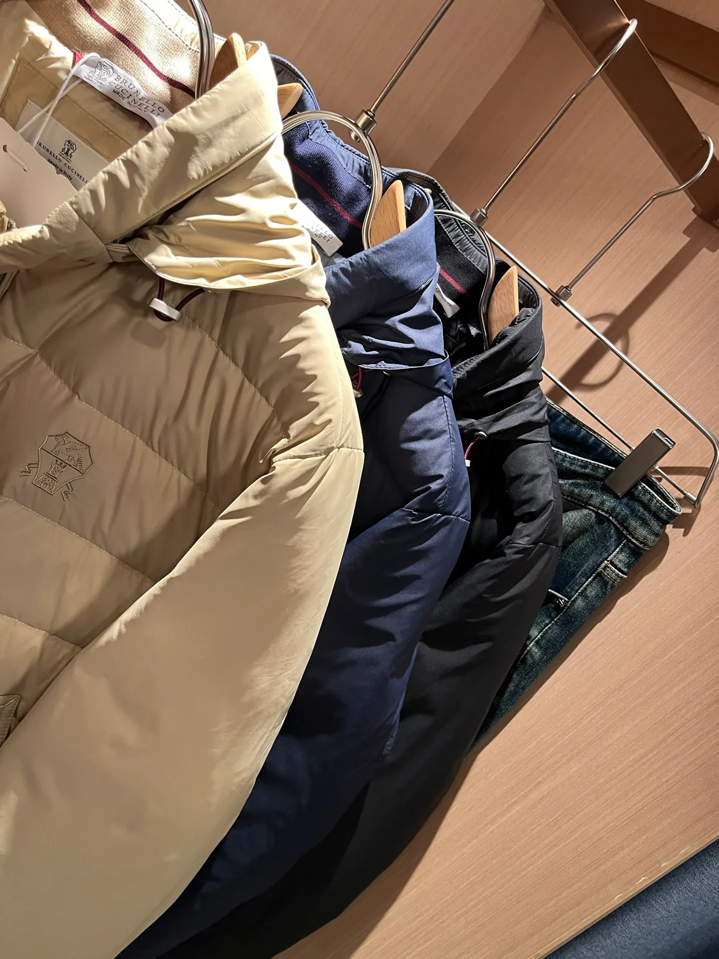 Куртки И Пуховики Мужские Brunello Cucinelli 1082311