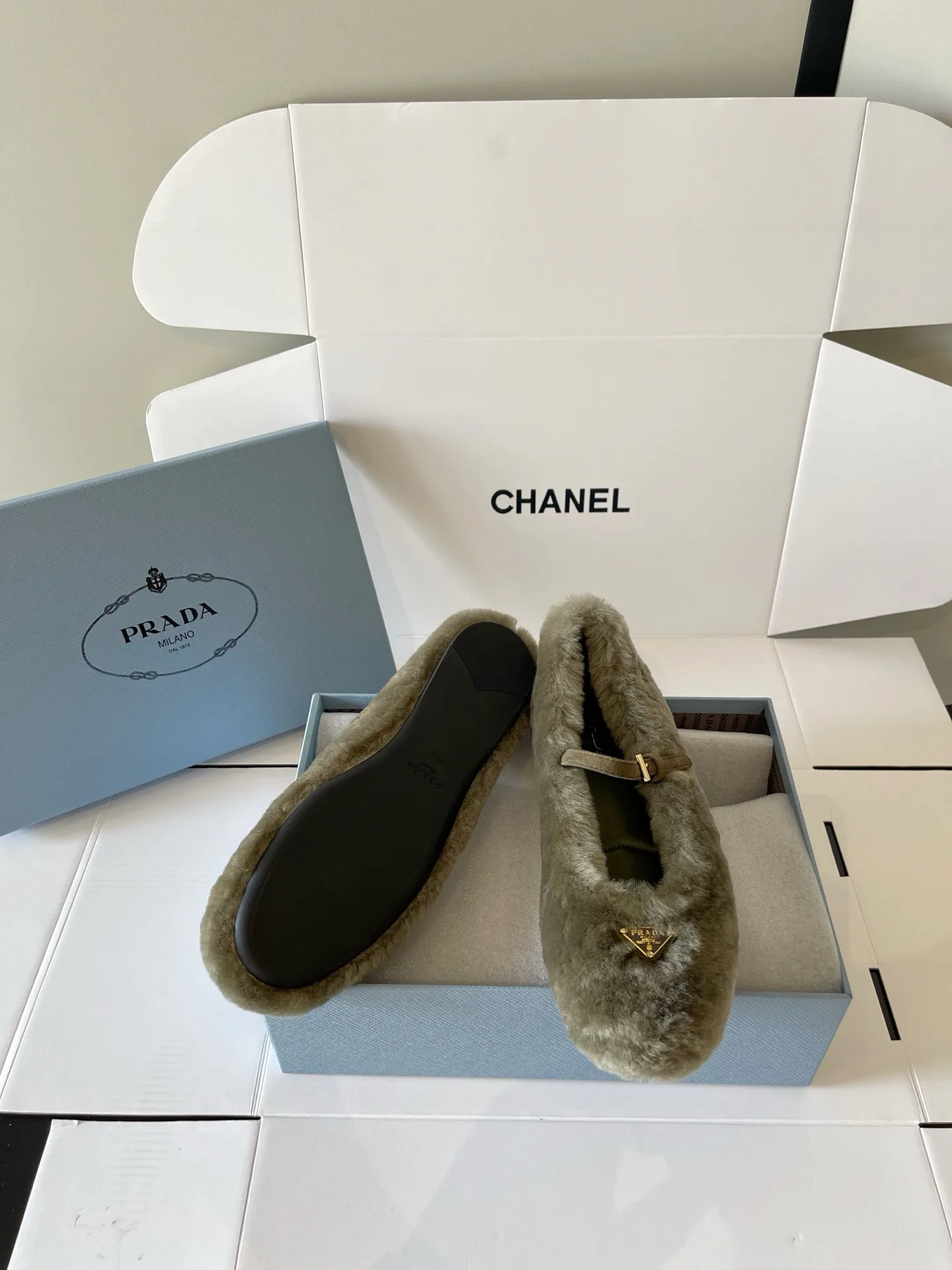 Балетки Женские Prada 18687093