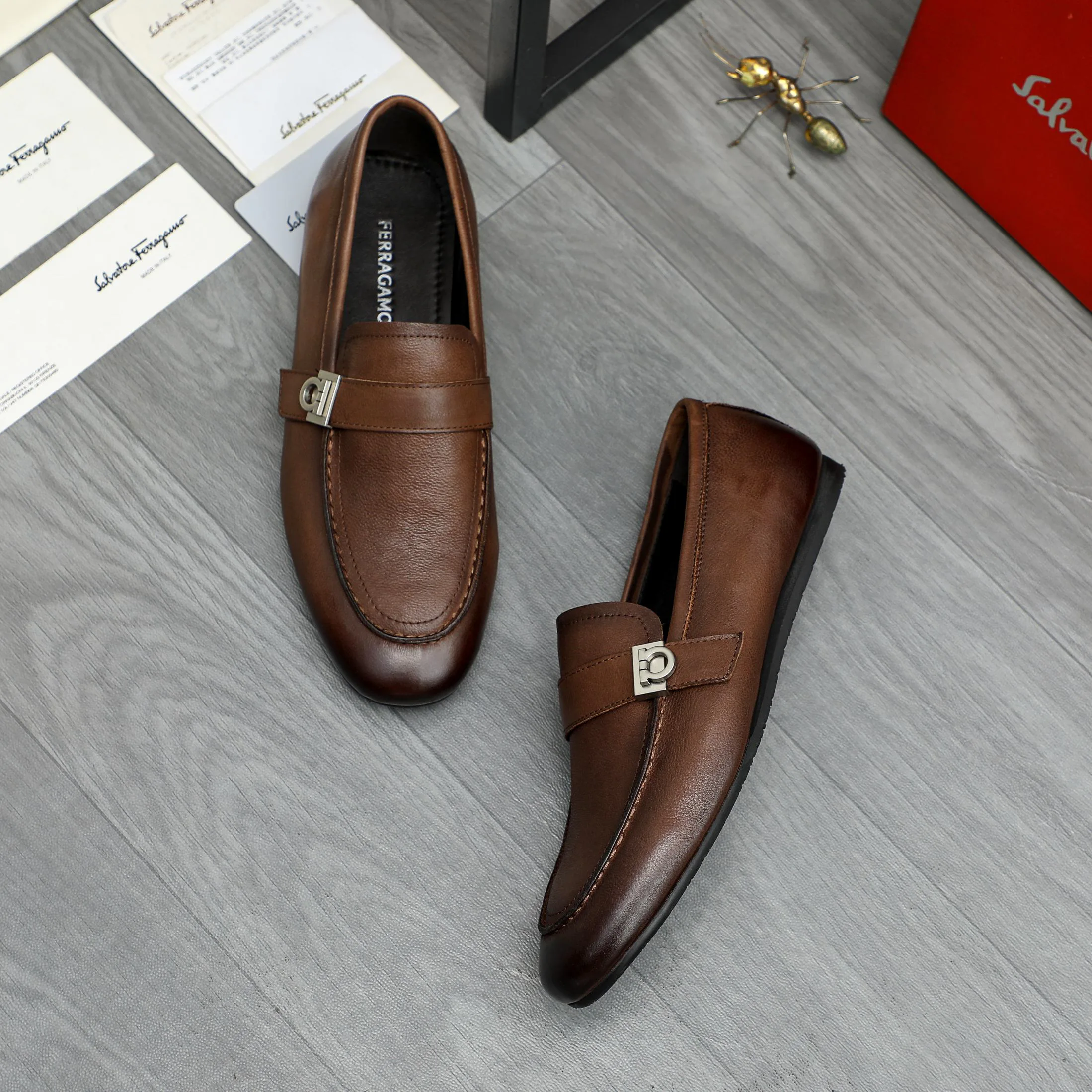 Лоферы И Туфли Мужские Salvatore Ferragamo 19559269