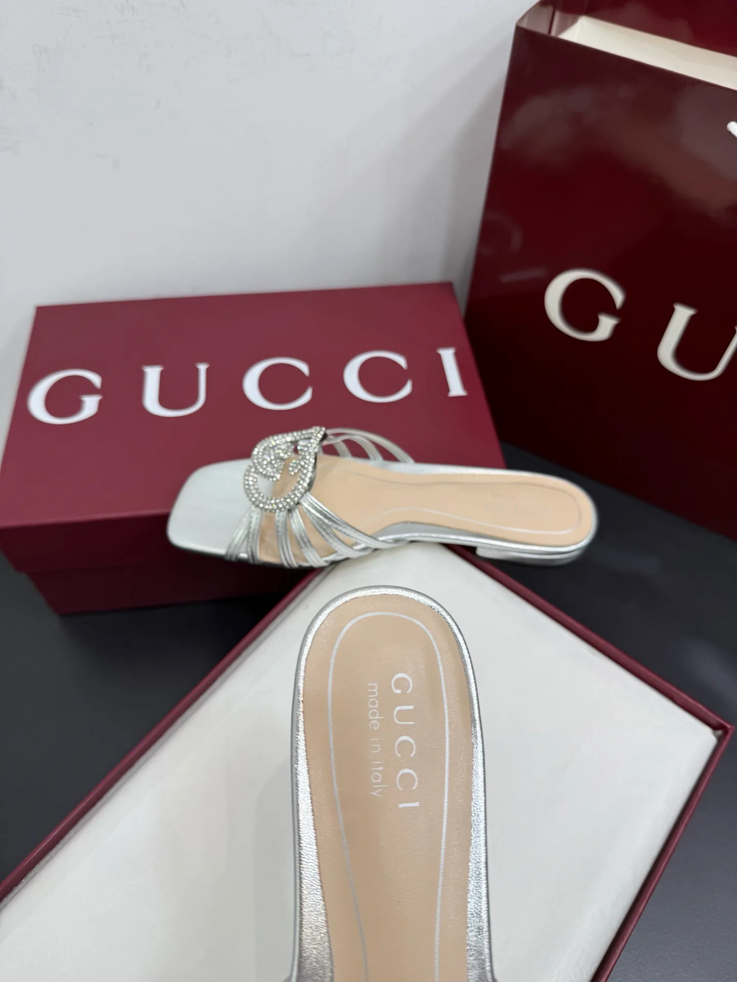 Шлепанцы Женские Gucci 457923