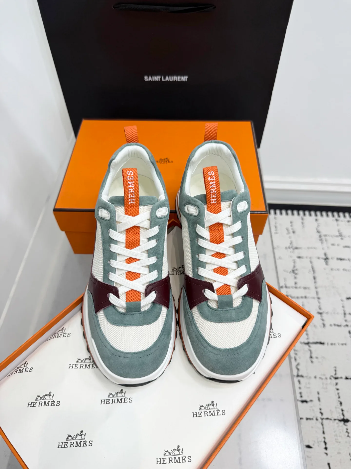 Кроссовки Женские Hermes 406163