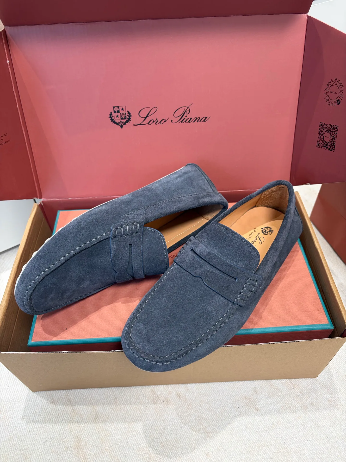 Мокасины Мужские Loro Piana 11692822