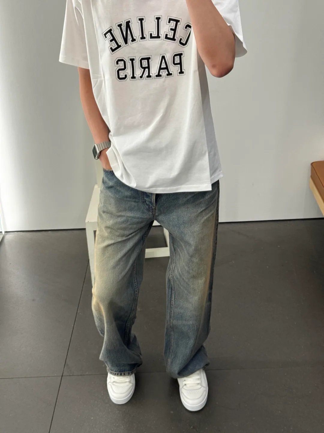 Футболки Мужские Celine 9226532