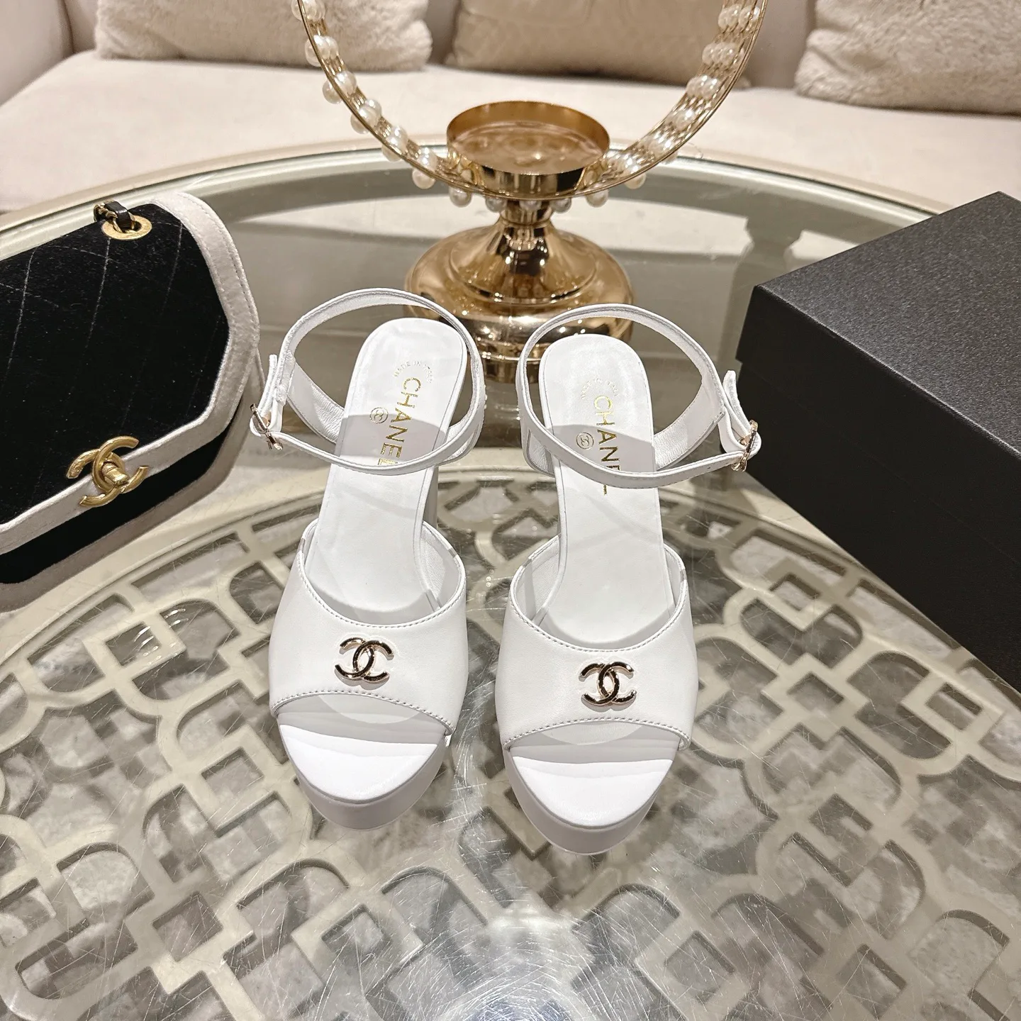 Босоножки Женские Chanel 9361036