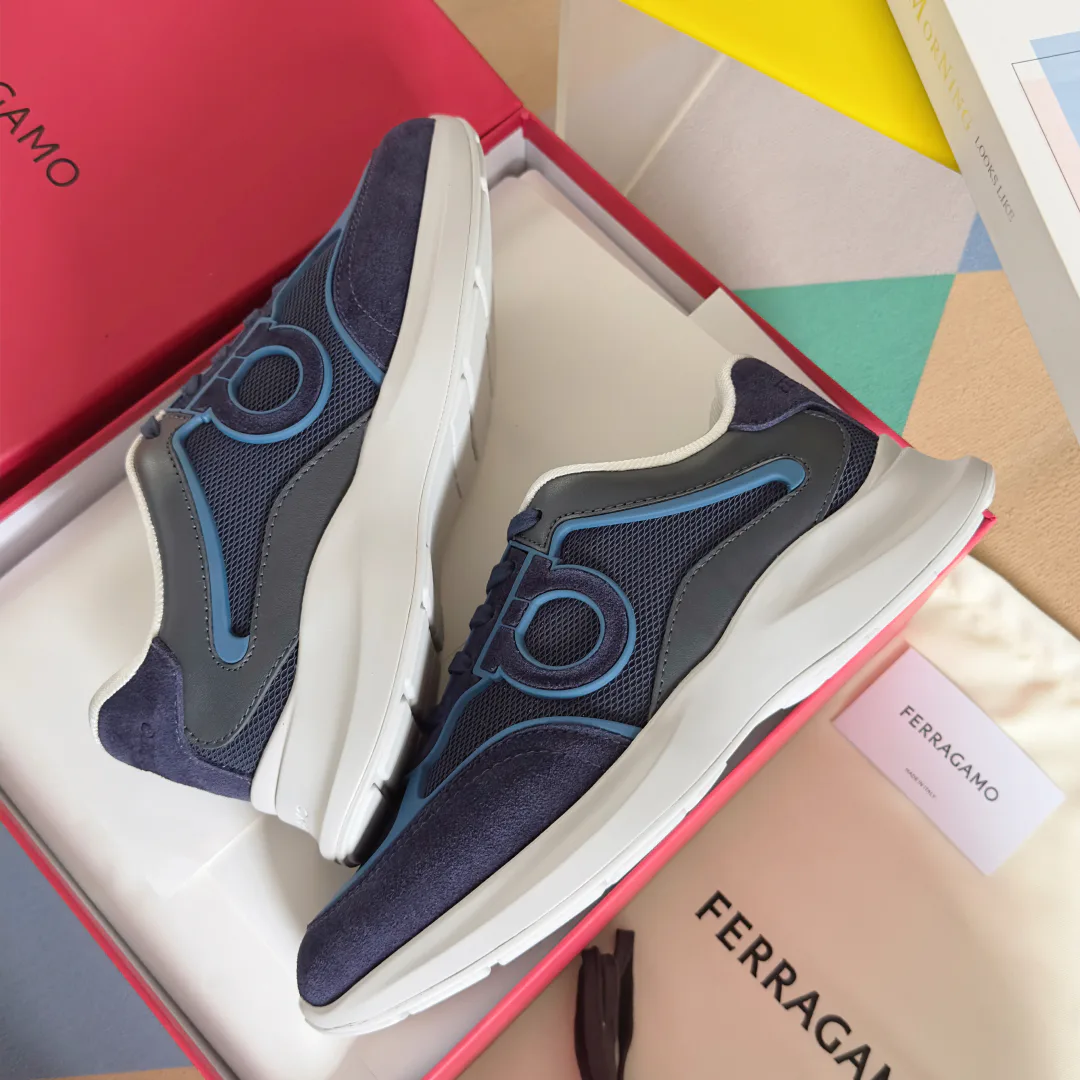 Кроссовки Мужские Salvatore Ferragamo 23475