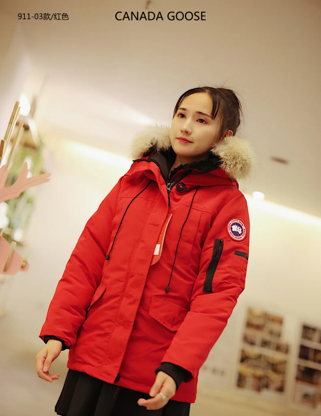 Пуховики Женские Canada Goose 64119