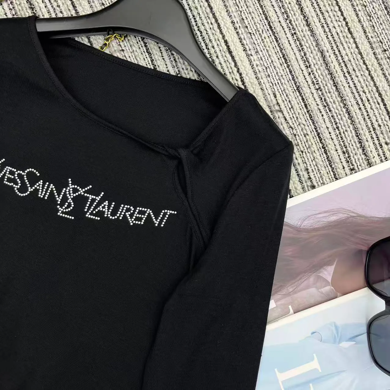 Лонгсливы Женские Saint Laurent 11230100