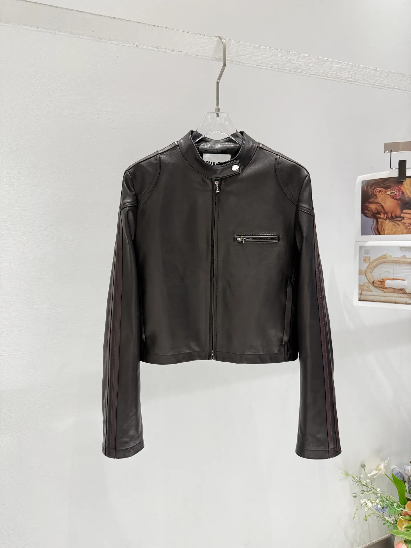 Кожаные Куртки И Дублёнки Женские Miu Miu 11700514