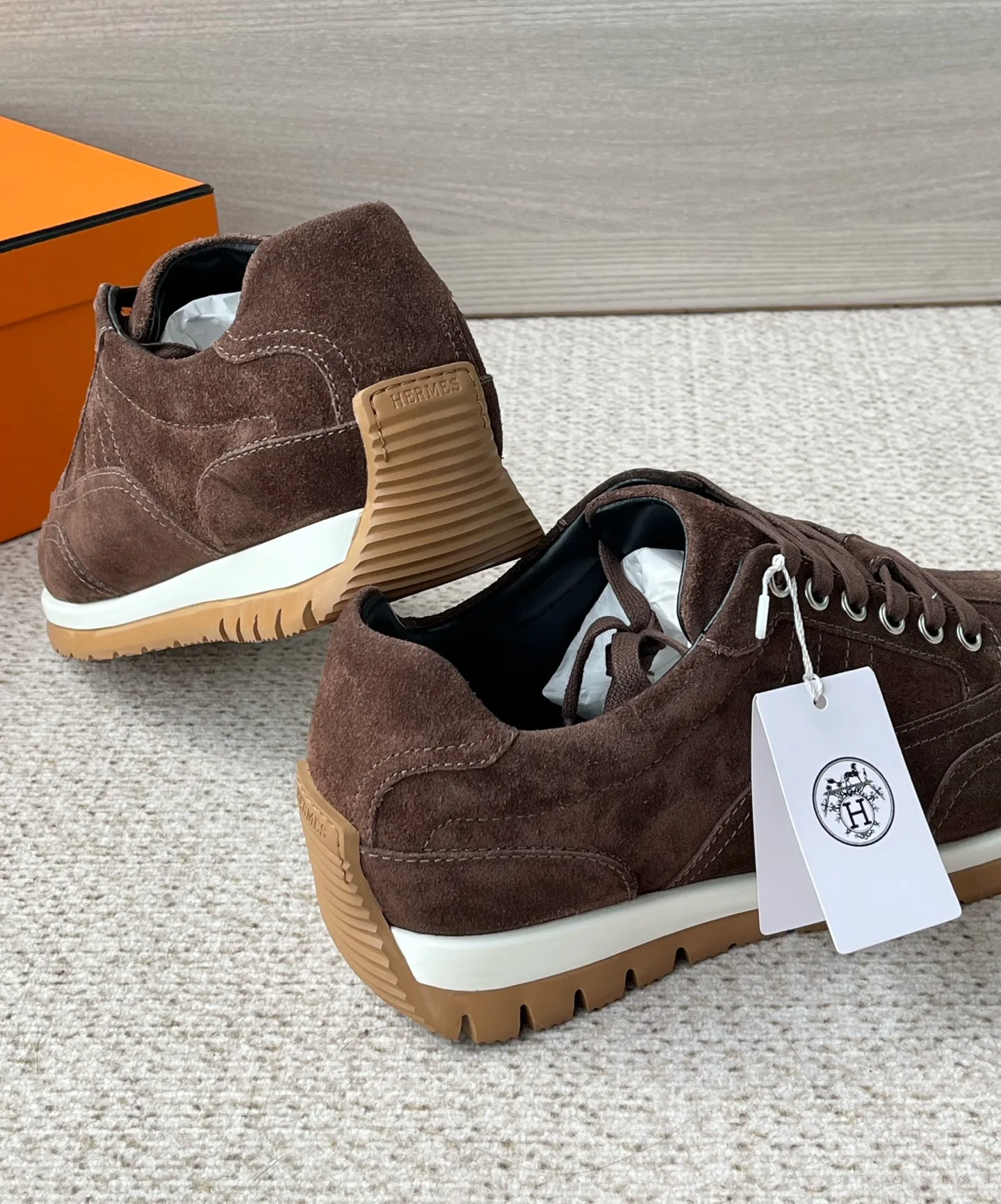 Кроссовки Мужские Hermes 4542364