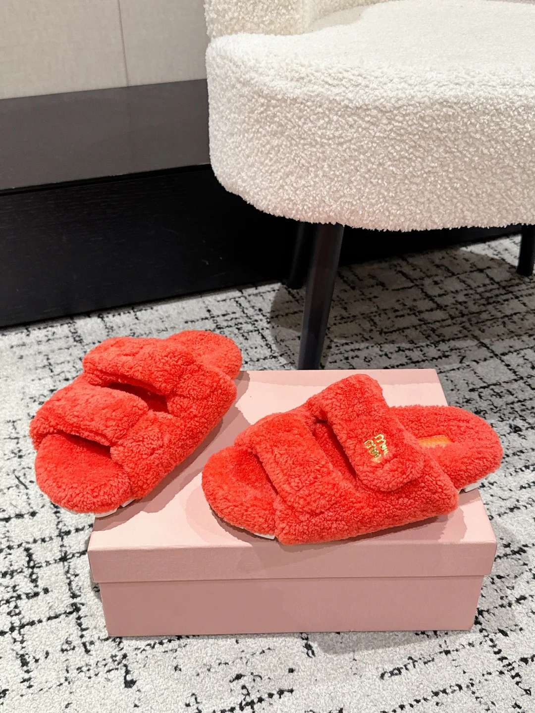 Тапочки Женские Miu Miu 444720