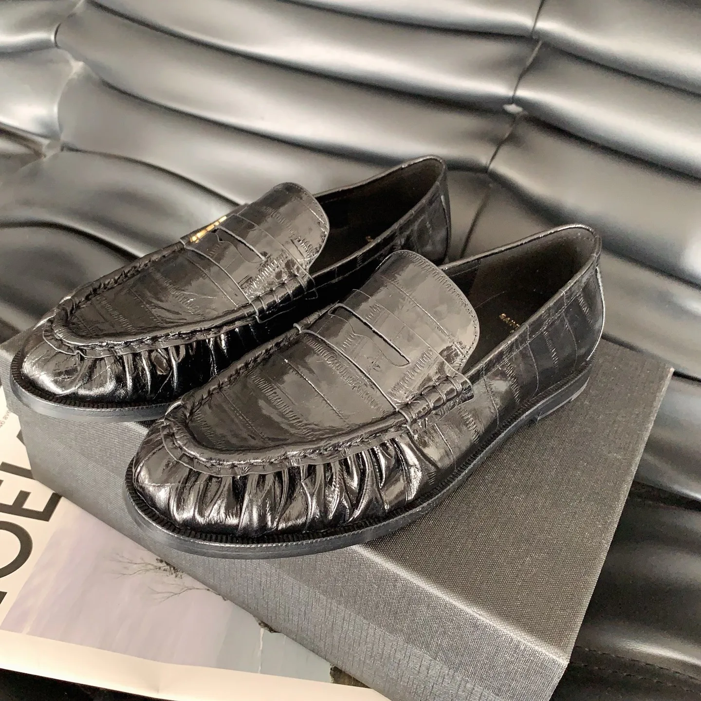 Лоферы И Мокасины Женские Saint Laurent 809064