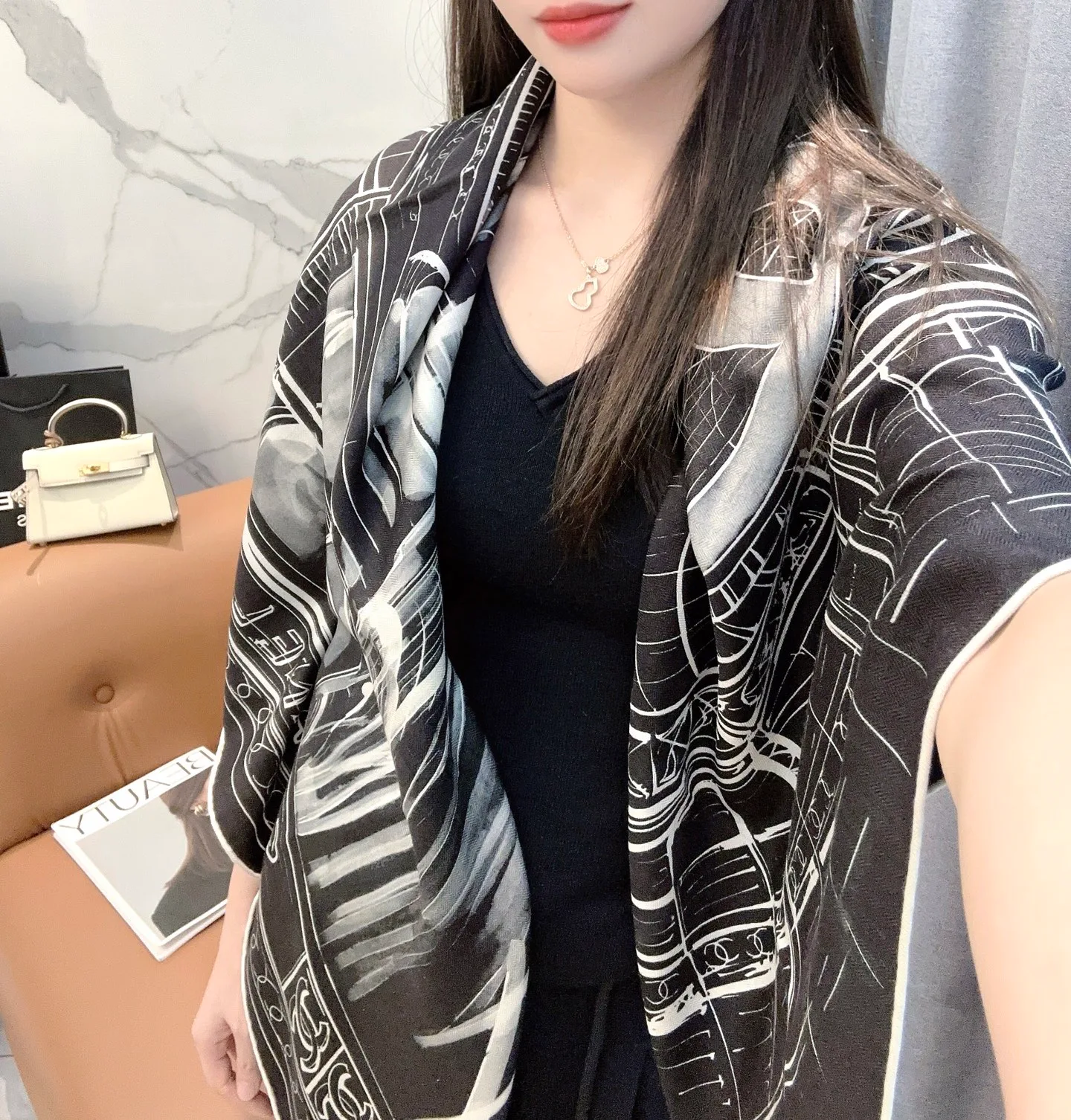 Шарфы Chanel 702875