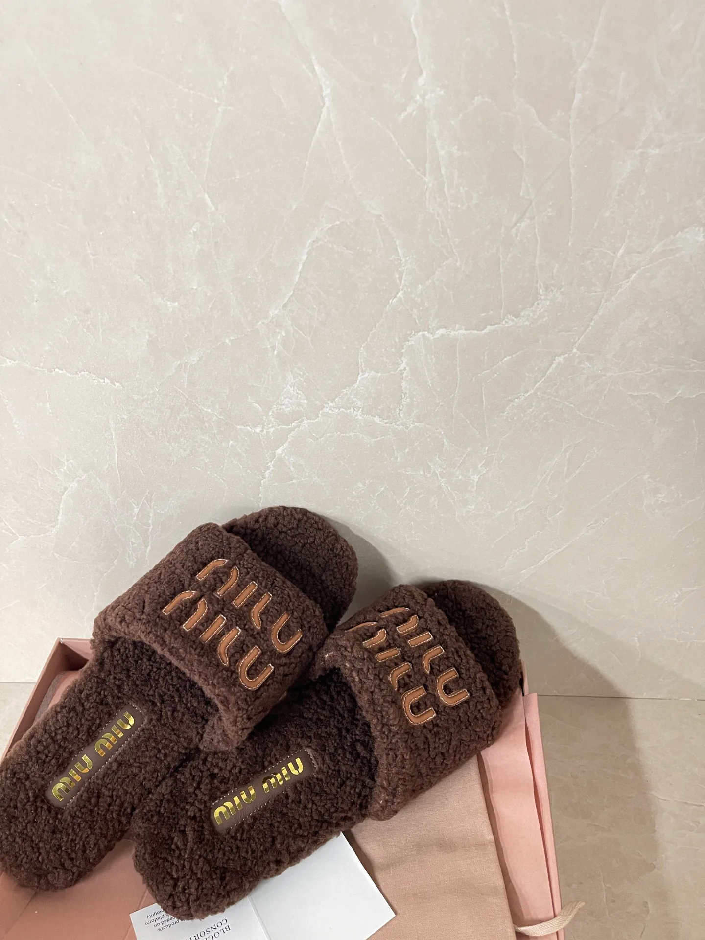 Тапочки Женские Miu Miu 63776