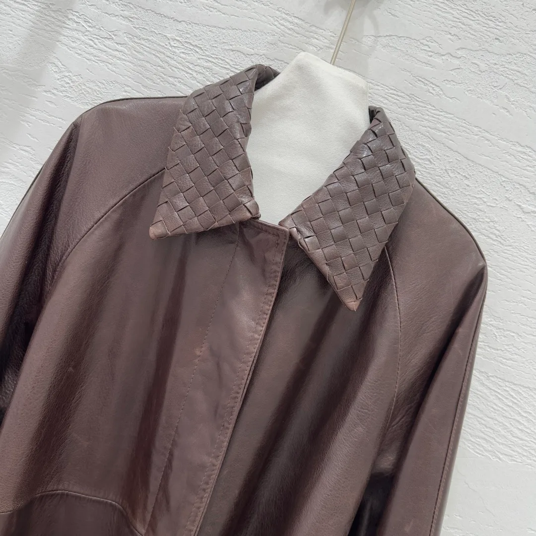 Кожаные Куртки И Дублёнки Женские Bottega Veneta 10207297