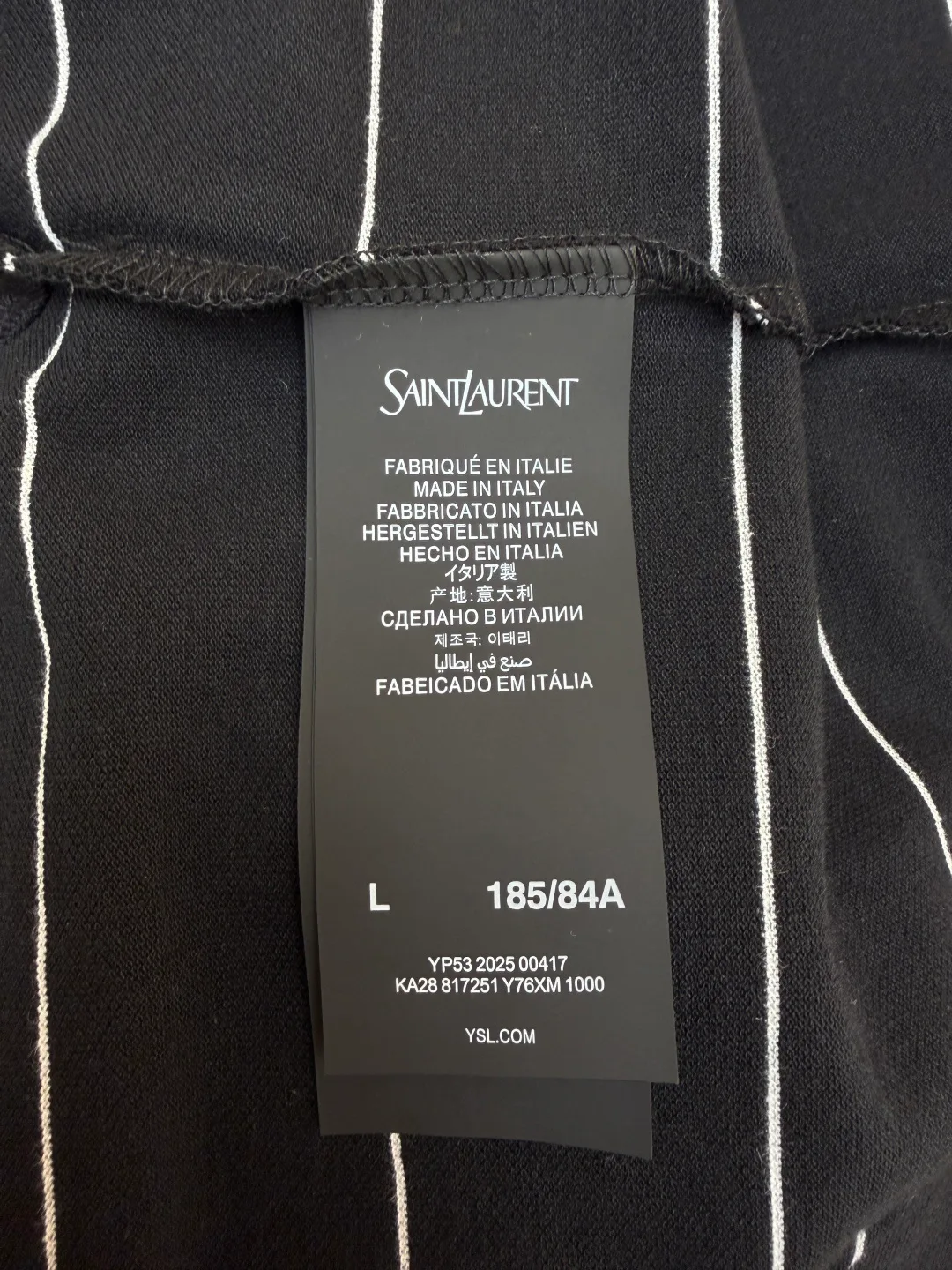 Рубашки Мужские Saint Laurent 4763909