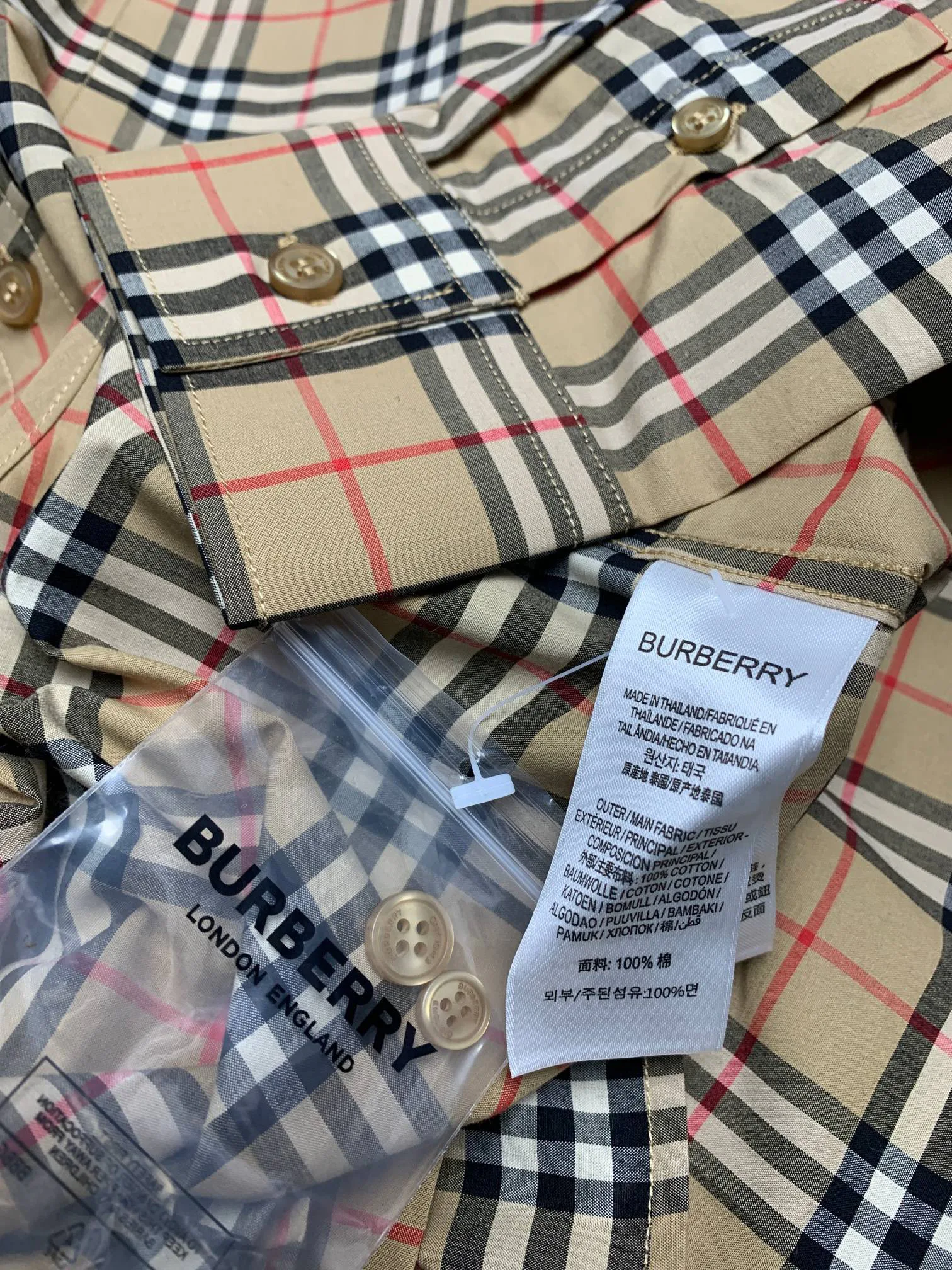 Рубашки Мужские Burberry 17967408