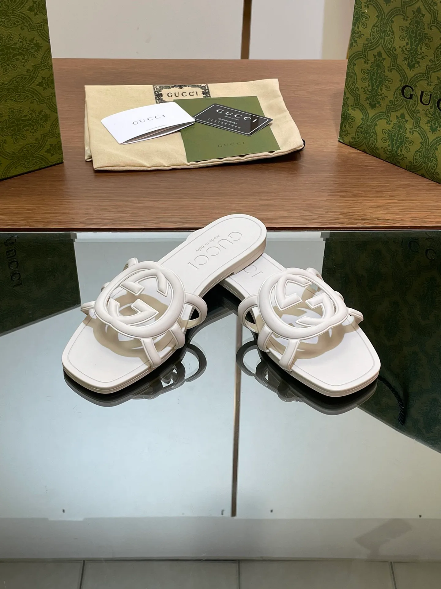 Шлепанцы Женские Gucci 15267