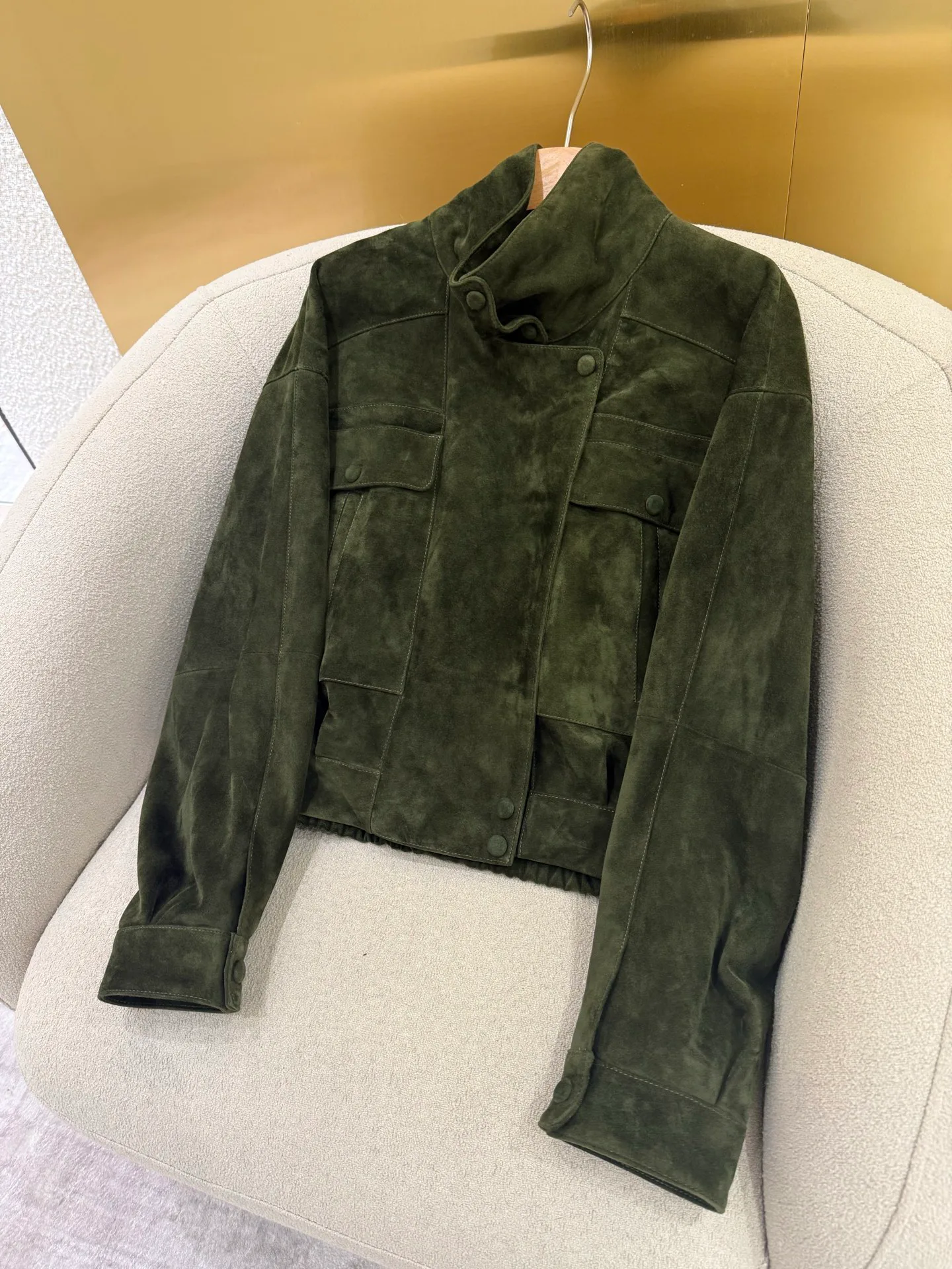 Кожаные Куртки И Дублёнки Женские Saint Laurent 11428939