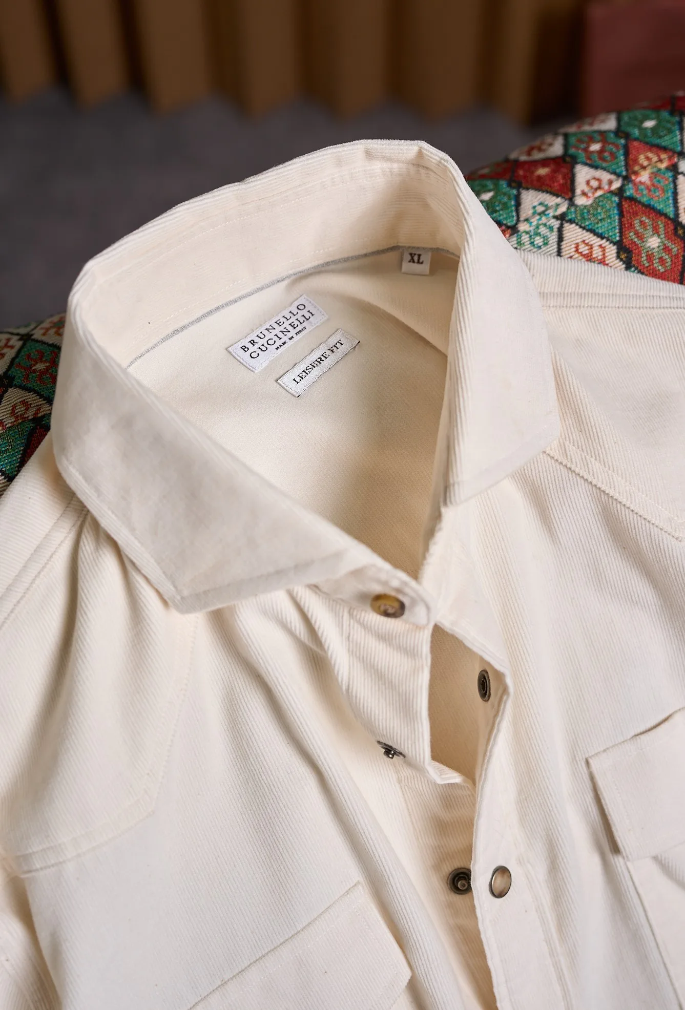 Рубашки Мужские Brunello Cucinelli 17999319