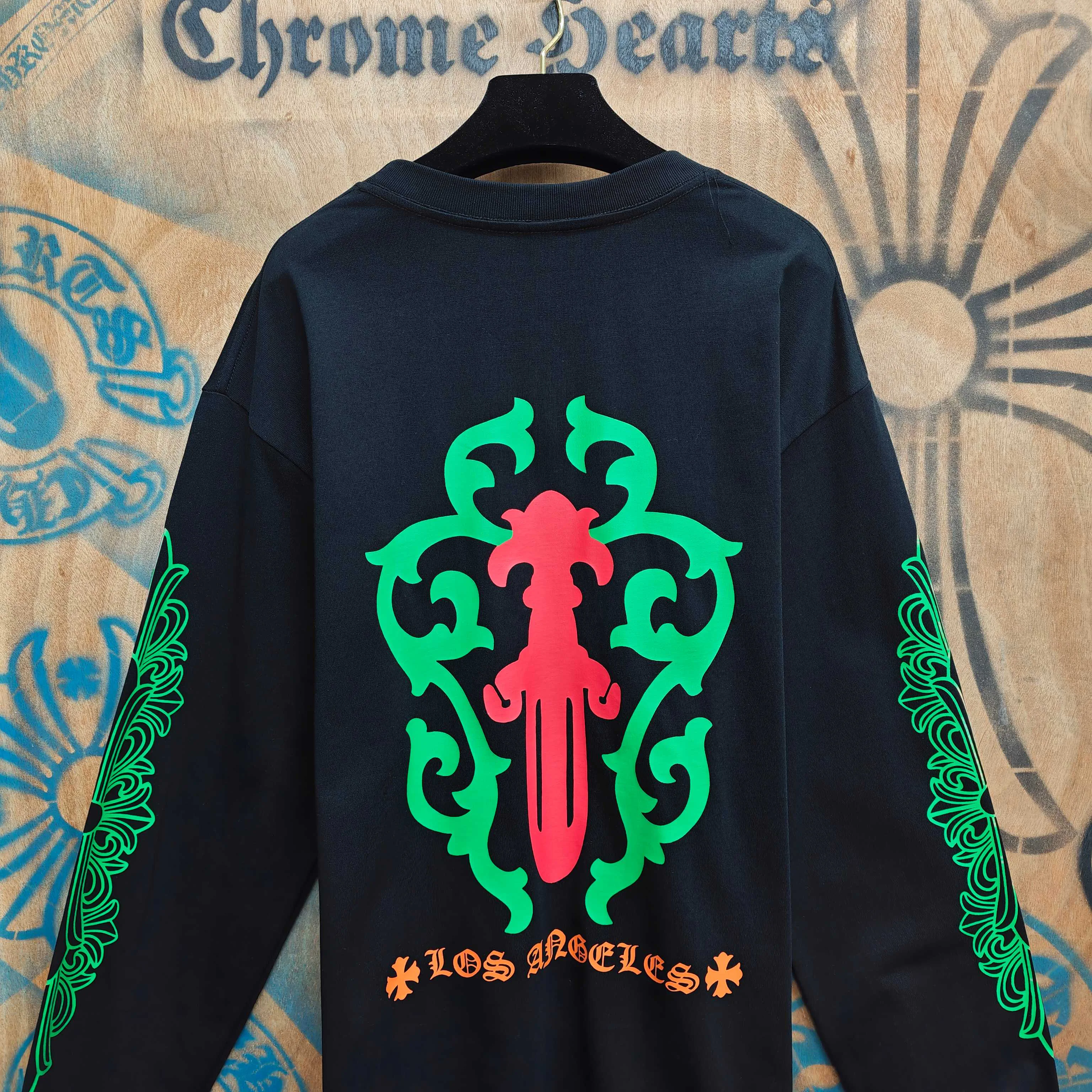 Лонгсливы Мужские Chrome Hearts 11808764