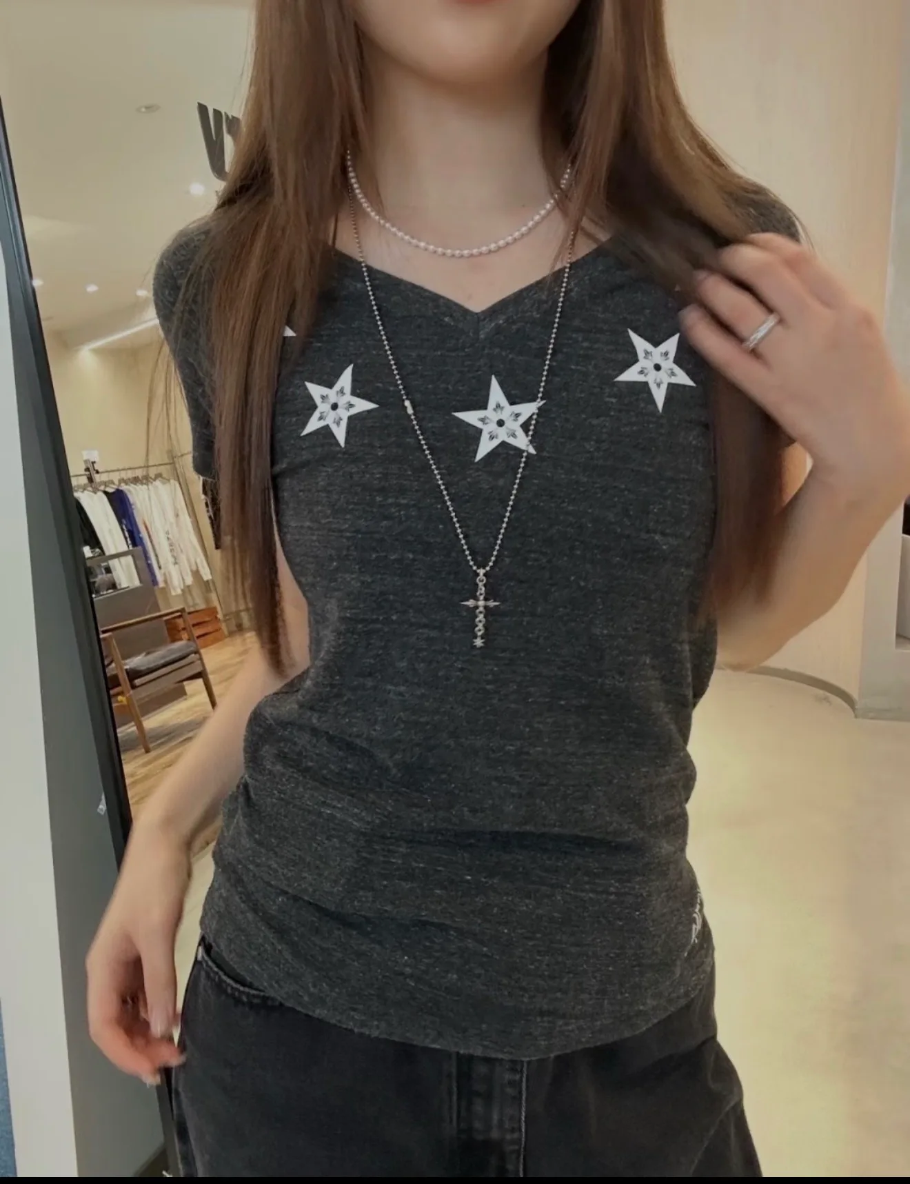 Футболки Женские Chrome Hearts 17516933