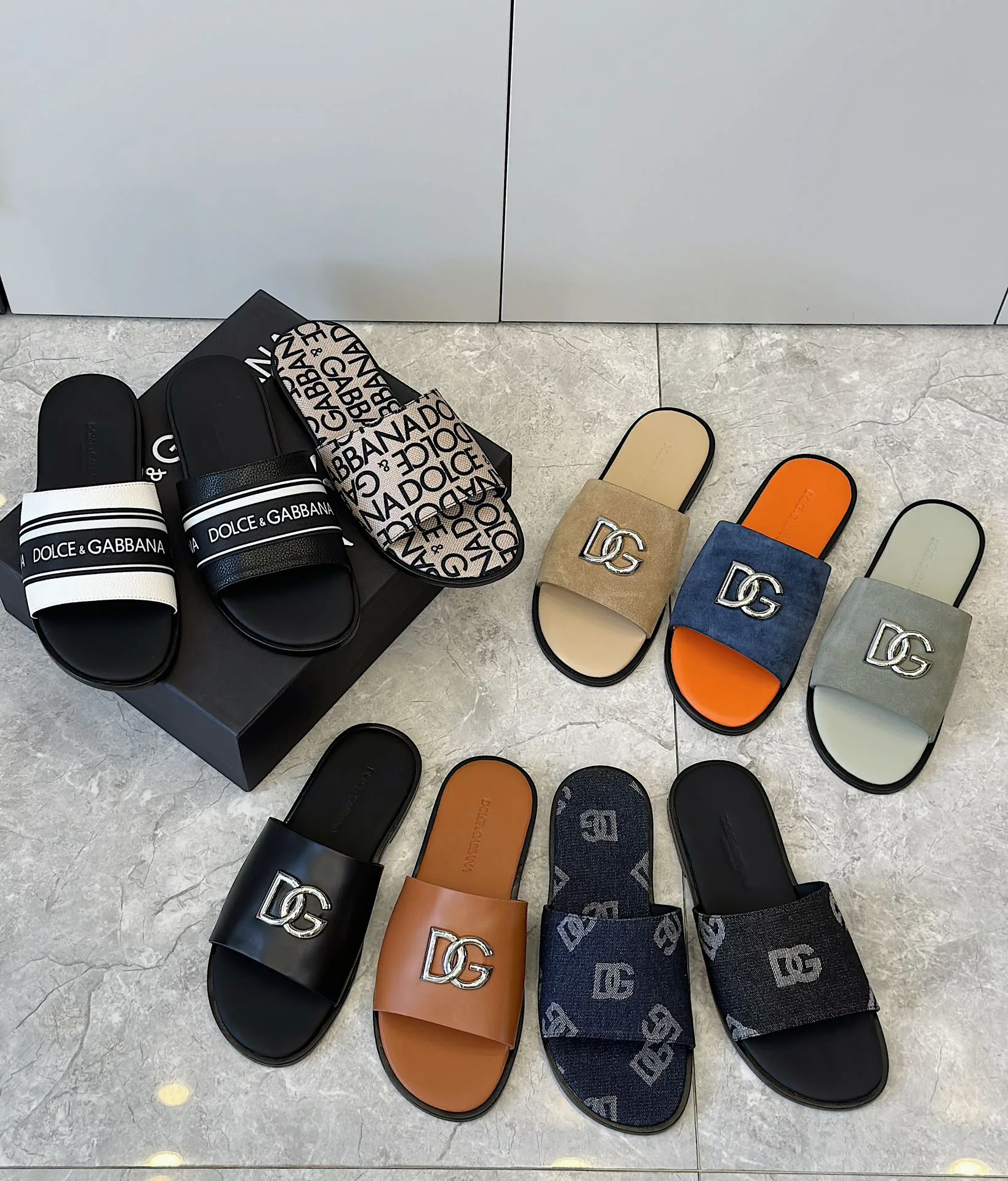 Шлепанцы Мужские Dolce & Gabbana 11533590