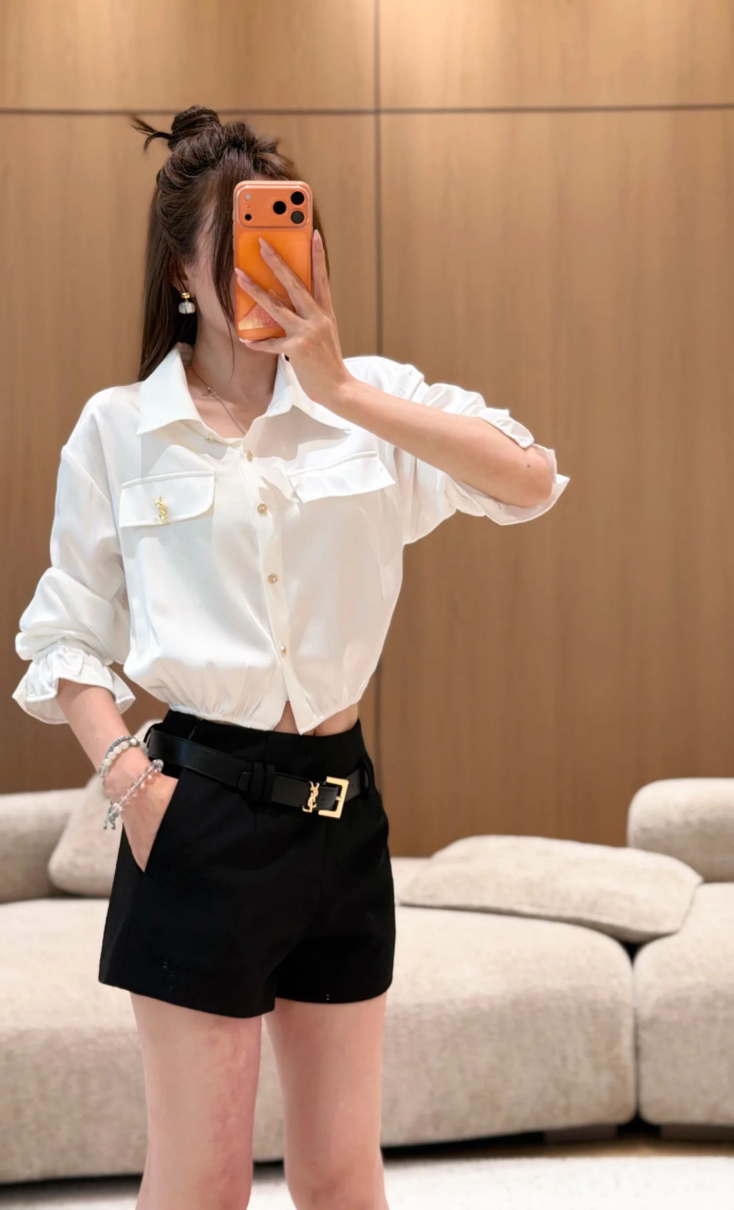 Рубашки Женские Saint Laurent 11884237