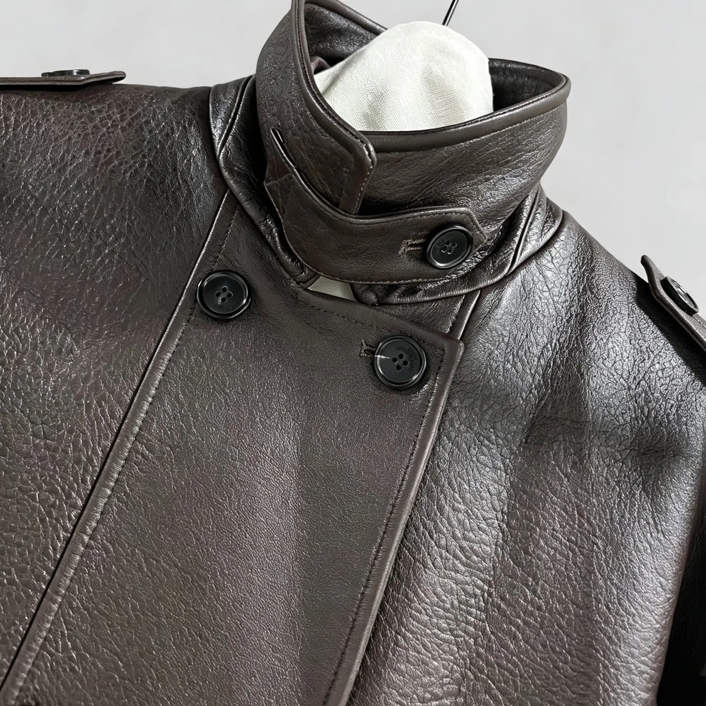 Кожаные Куртки И Дублёнки Женские Saint Laurent 18417102