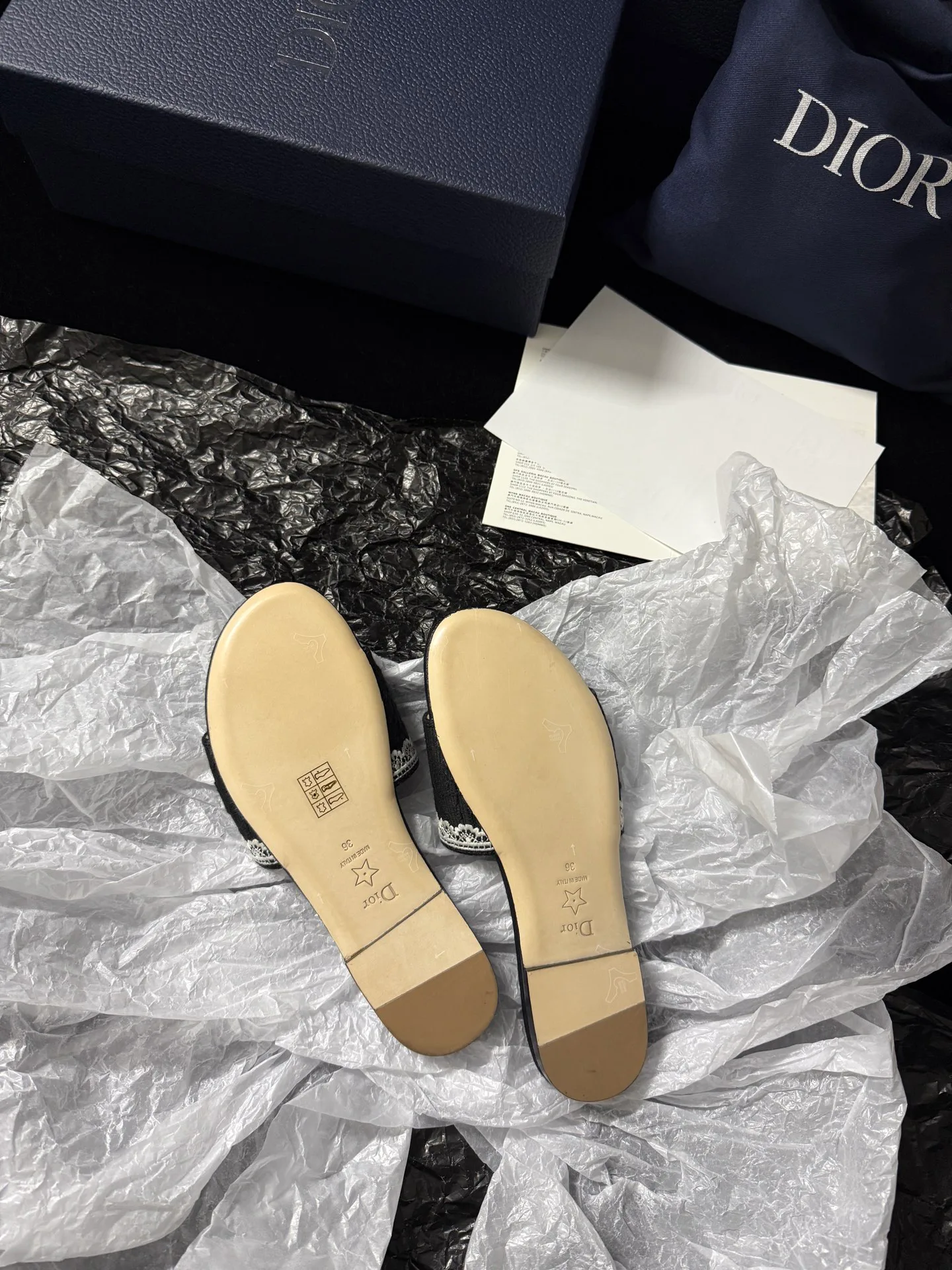 Шлепанцы Женские Christian Dior 578421