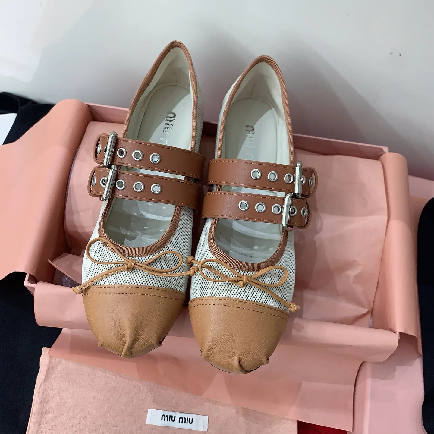 Балетки Женские Miu Miu 12696590