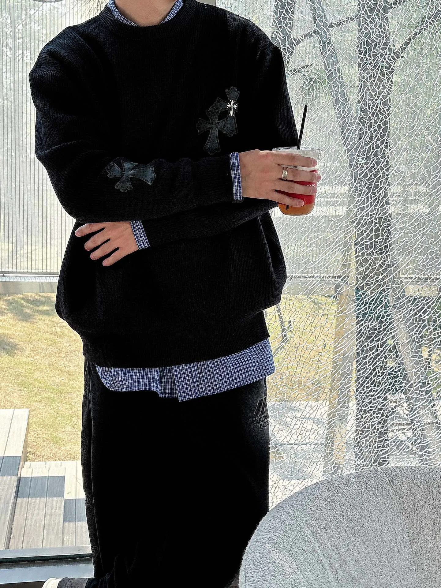 Джемперы И Свитеры Мужские Chrome Hearts 928685