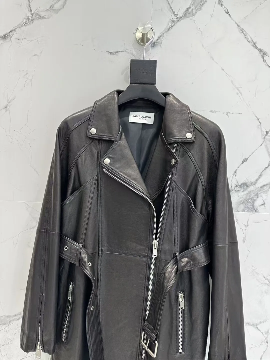 Кожаные Куртки И Дублёнки Женские Saint Laurent 11700608