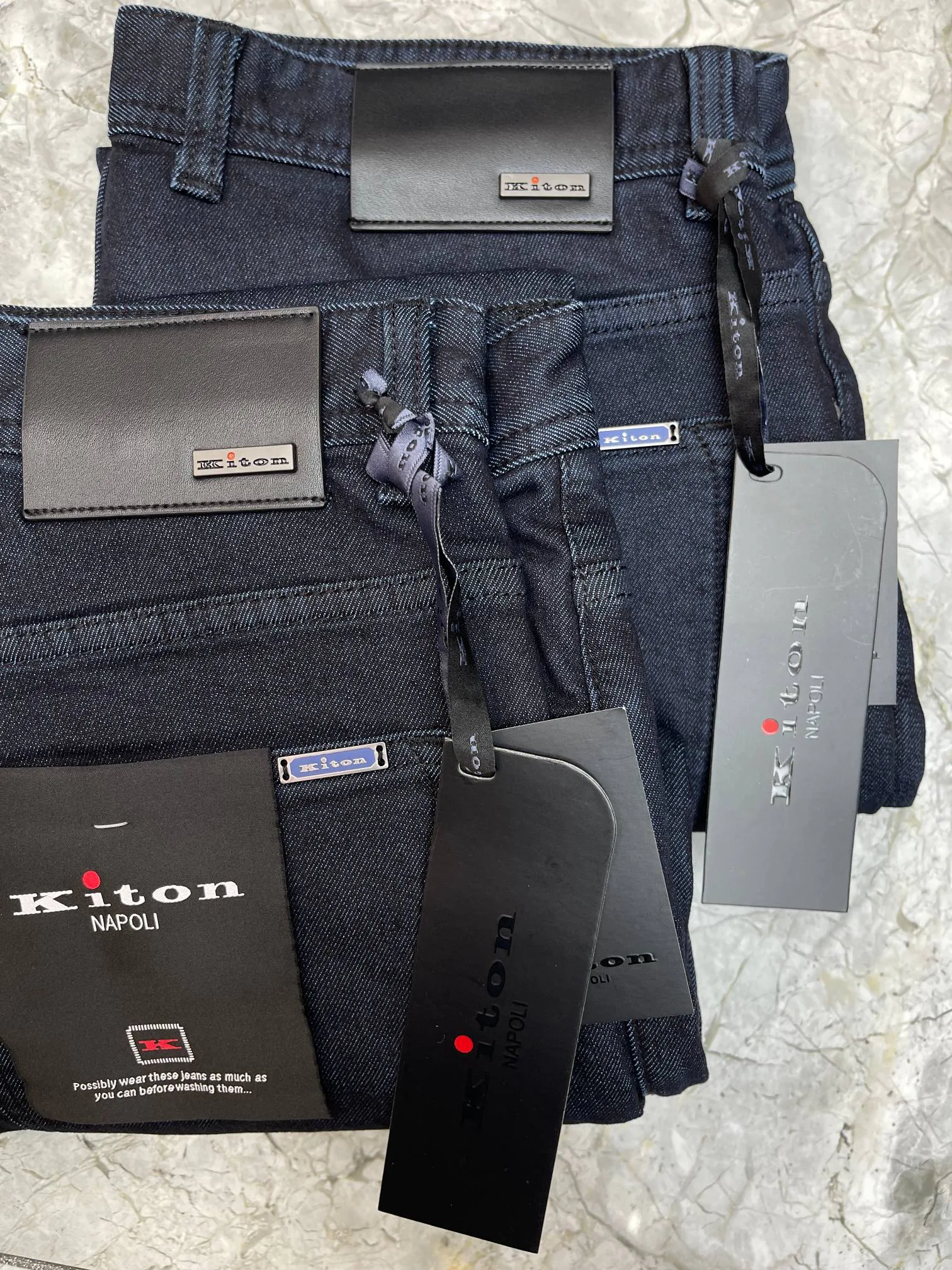 Джинсы Мужские Kiton 18343805