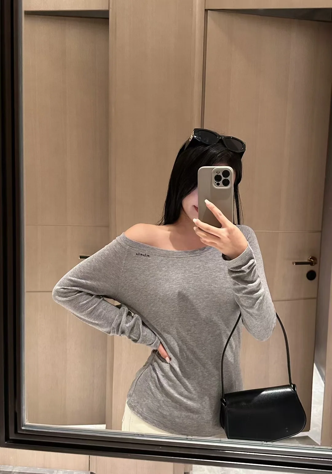 Лонгсливы Женские Miu Miu 95354