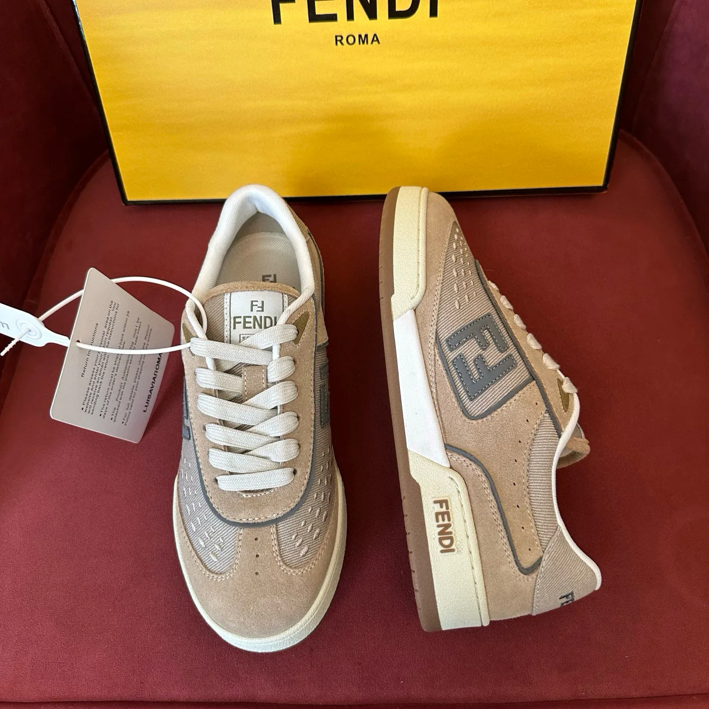 Кроссовки Женские Fendi 467286
