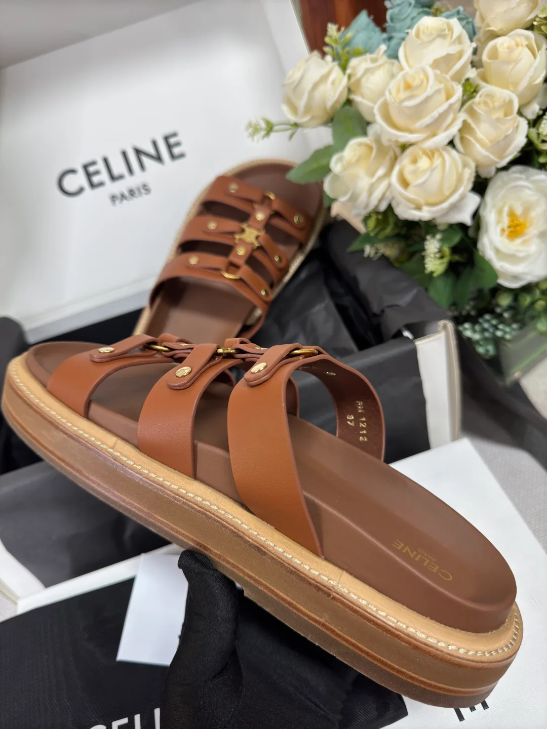Шлепанцы Женские Celine 11057