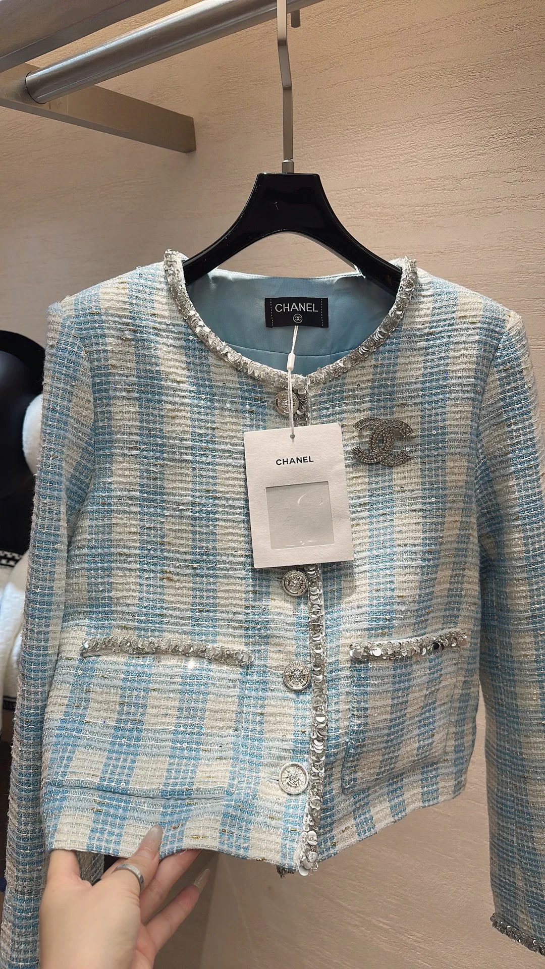 Куртки И Пуховики Женские Chanel 1849691