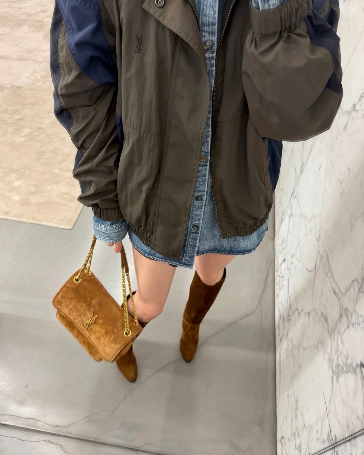 Куртки И Пуховики Женские Saint Laurent 19145930