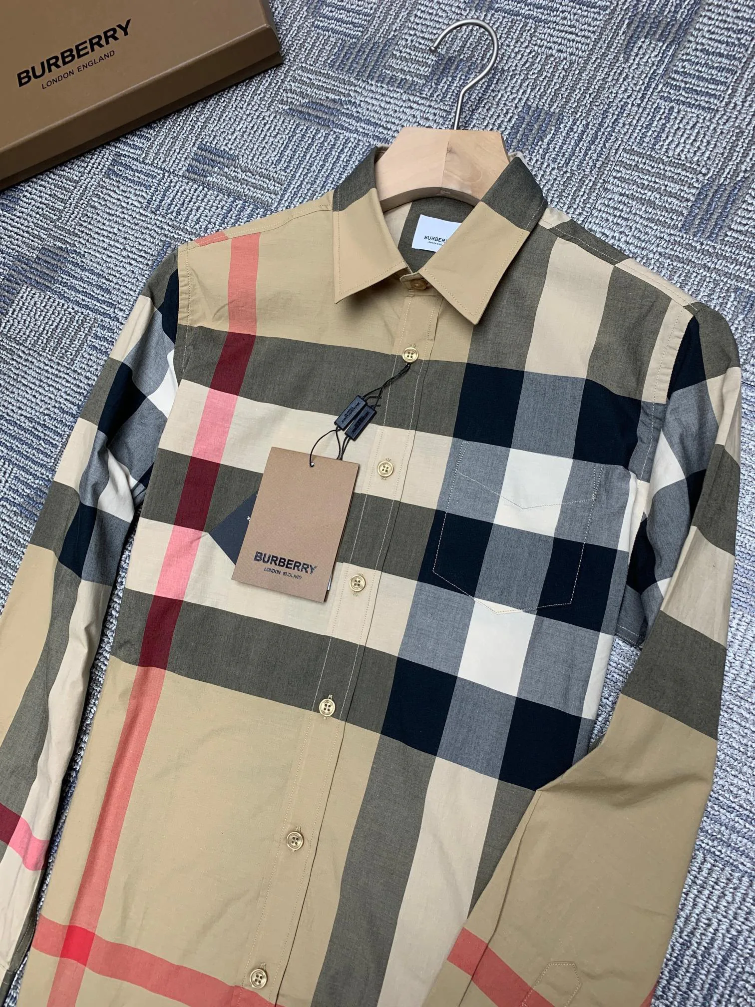 Рубашки Мужские Burberry 17967412