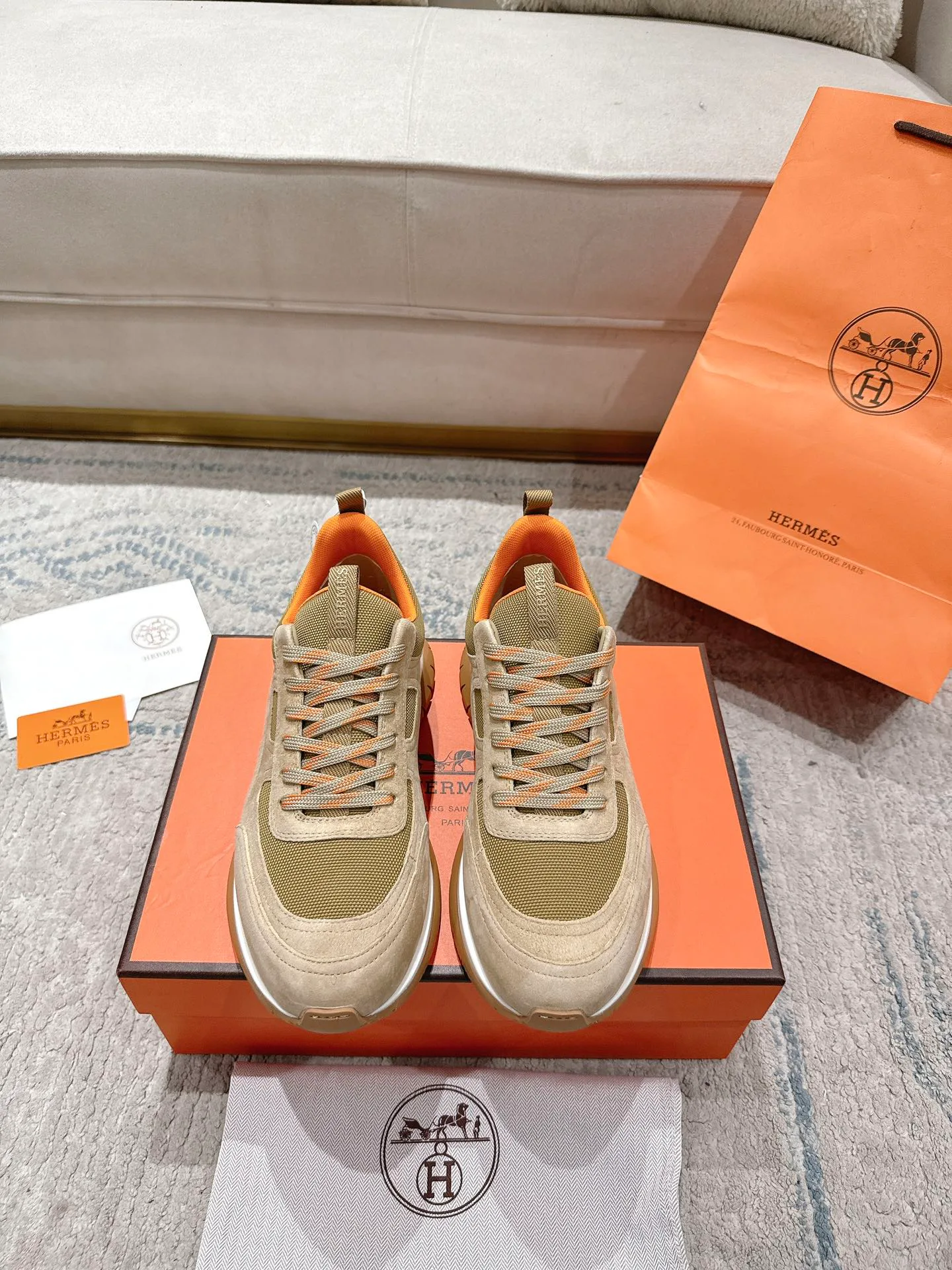 Кроссовки Мужские Hermes 12874763