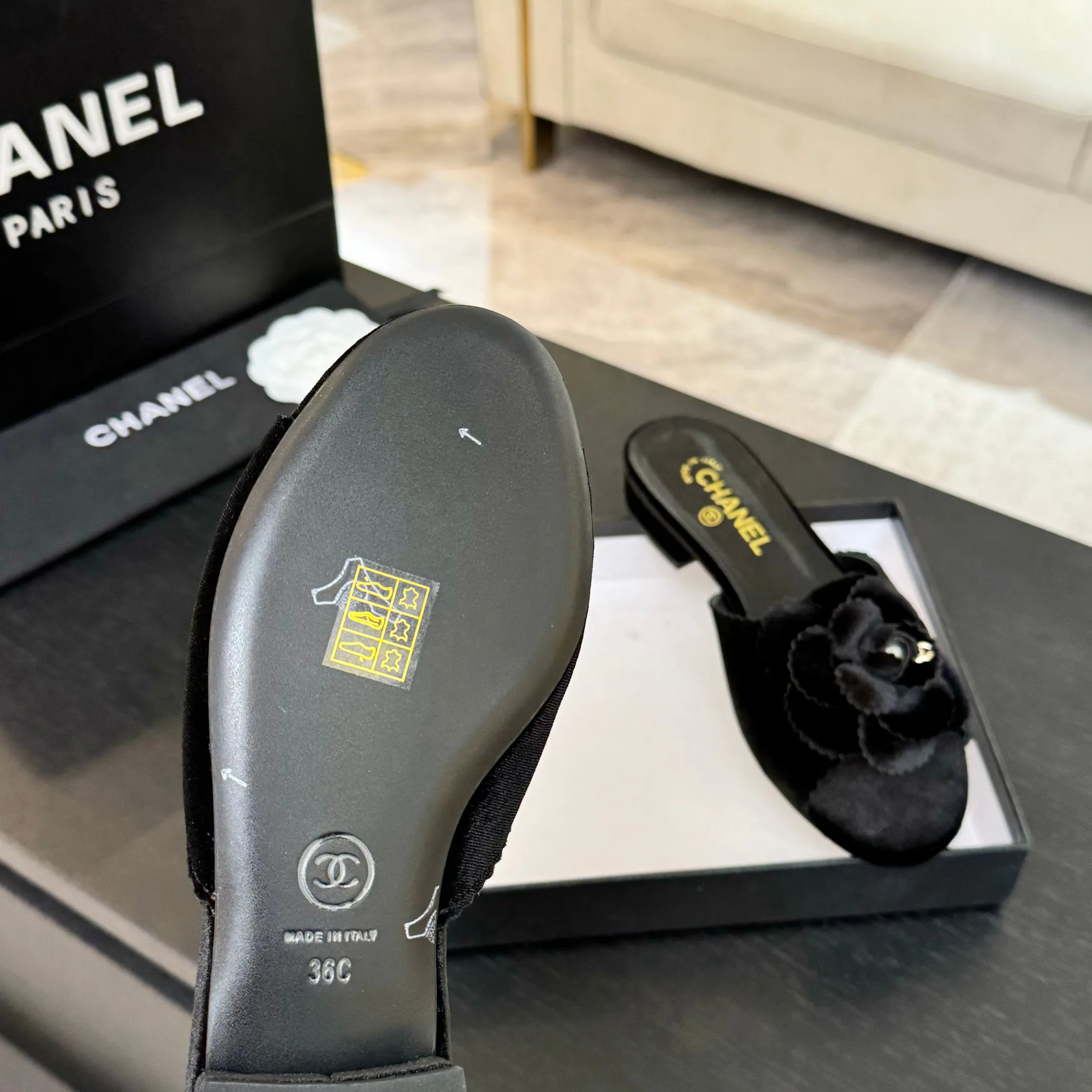 Шлепанцы Женские Chanel 53401