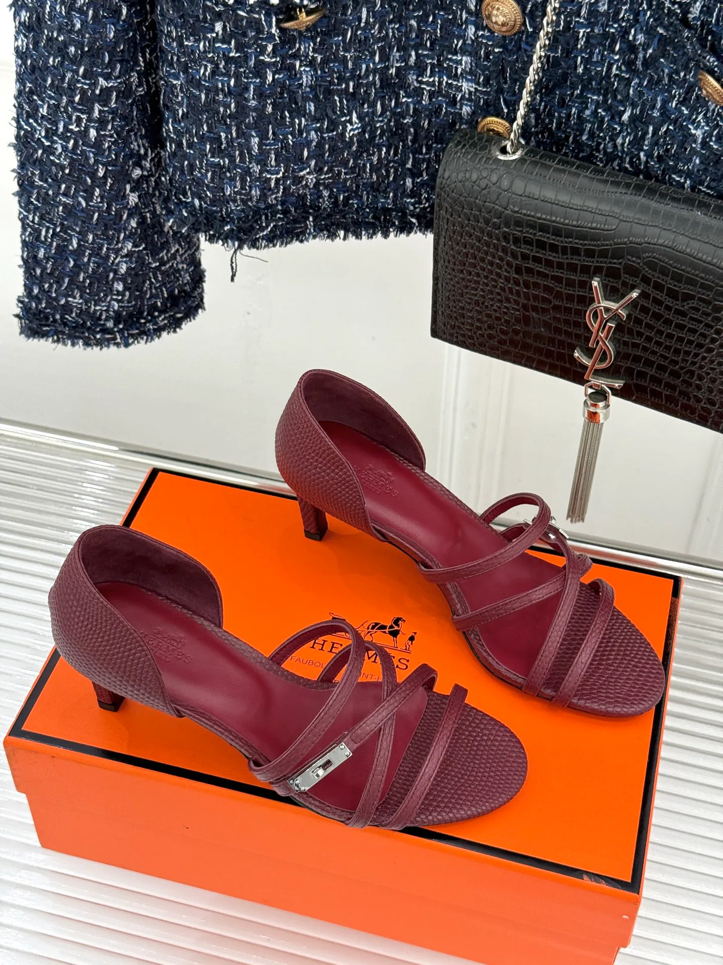 Босоножки Женские Hermes 13465491