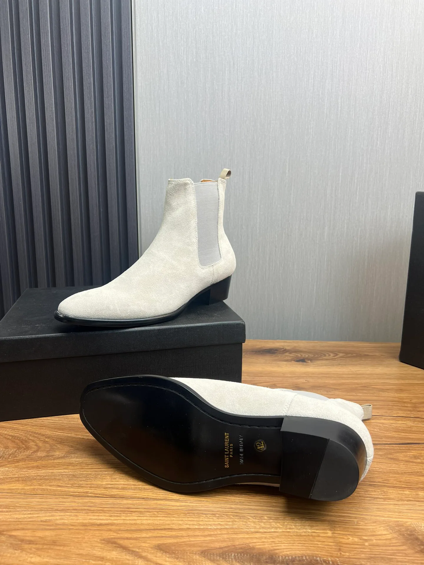 Ботинки Мужские Saint Laurent 1261456