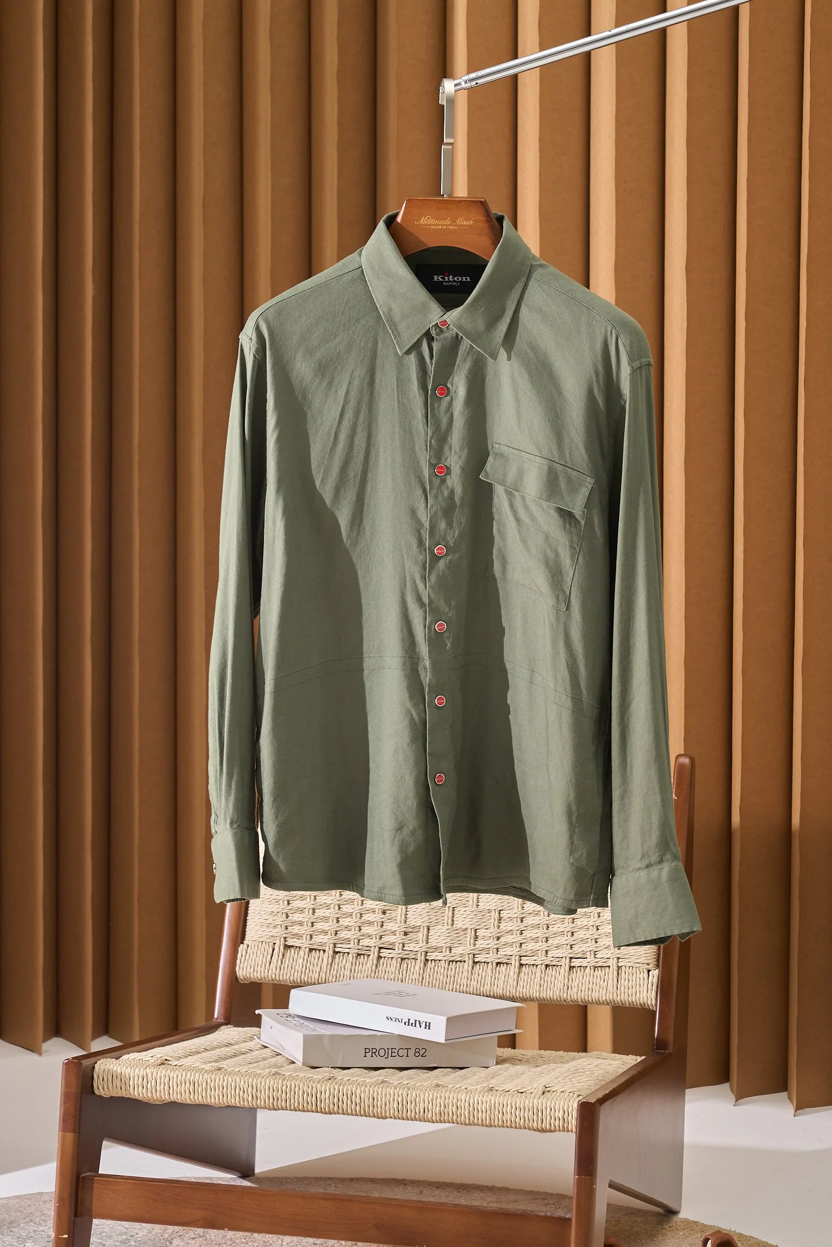 Рубашки Мужские Kiton 11705928