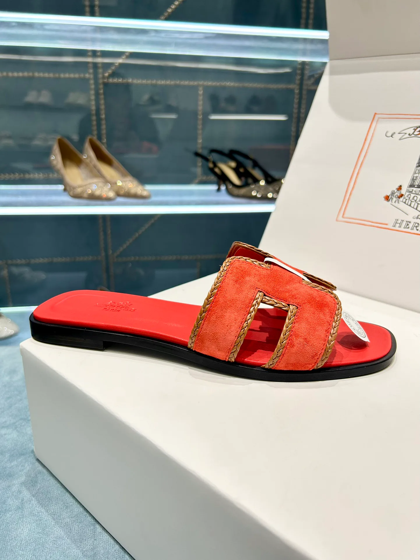 Шлепанцы Женские Hermes 9878127