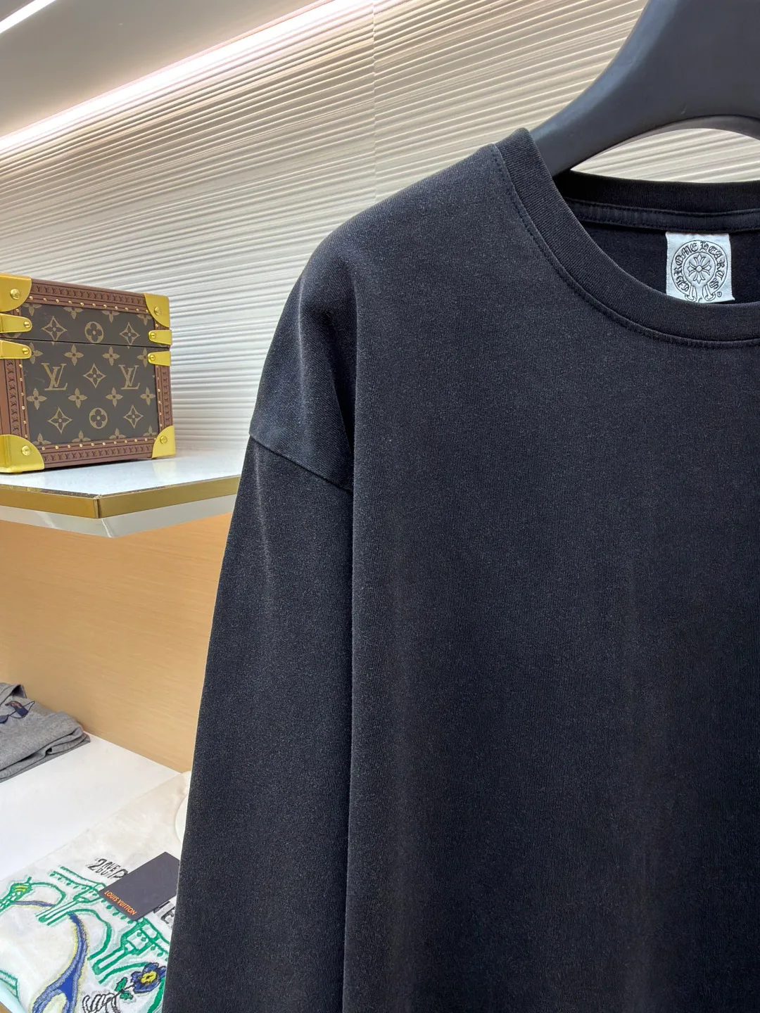 Лонгсливы Мужские Chrome Hearts 10452220