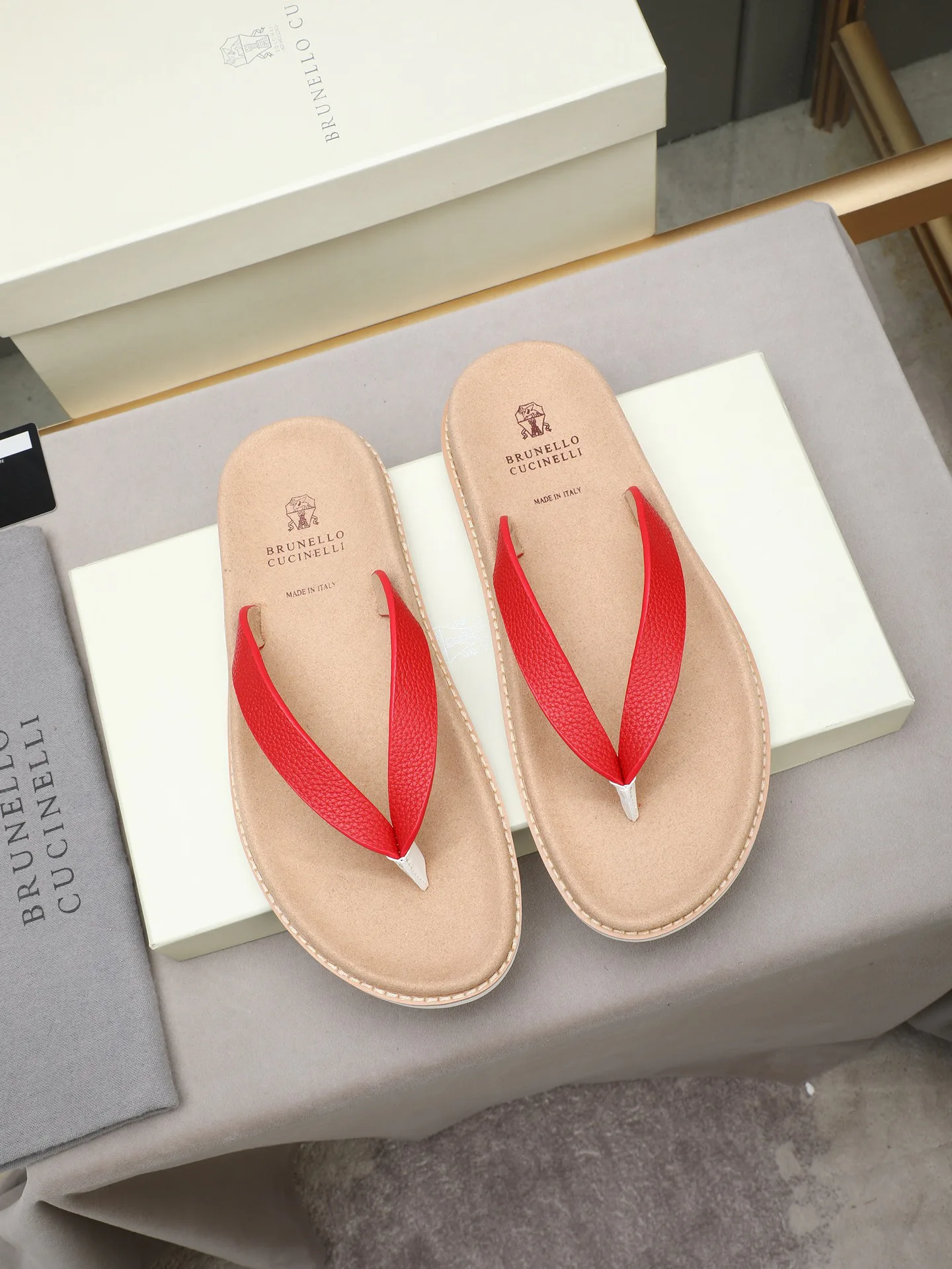 Шлепанцы Мужские Brunello Cucinelli 6062754