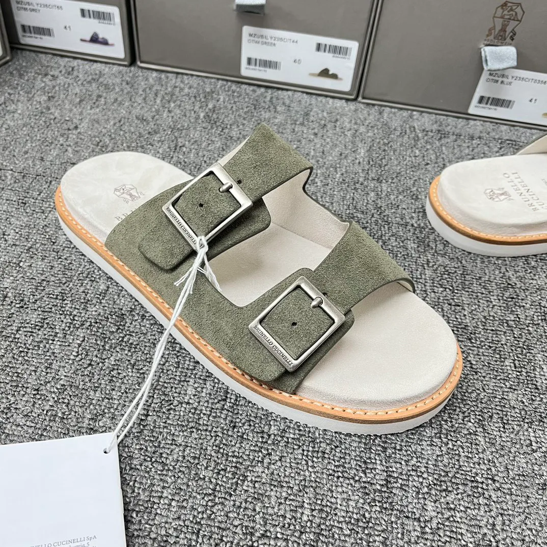 Шлепанцы Мужские Brunello Cucinelli 14693285