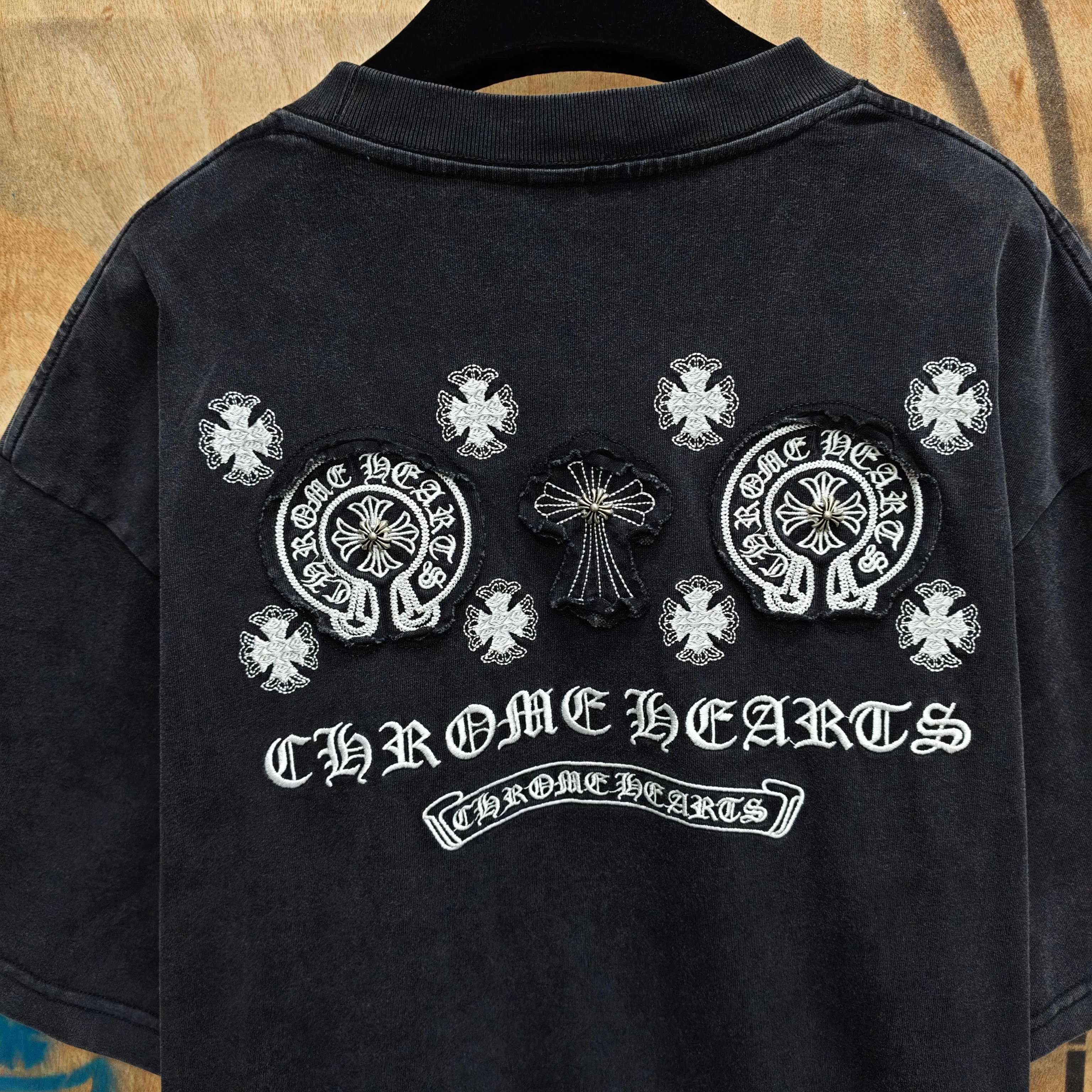 Лонгсливы Мужские Chrome Hearts 13311049